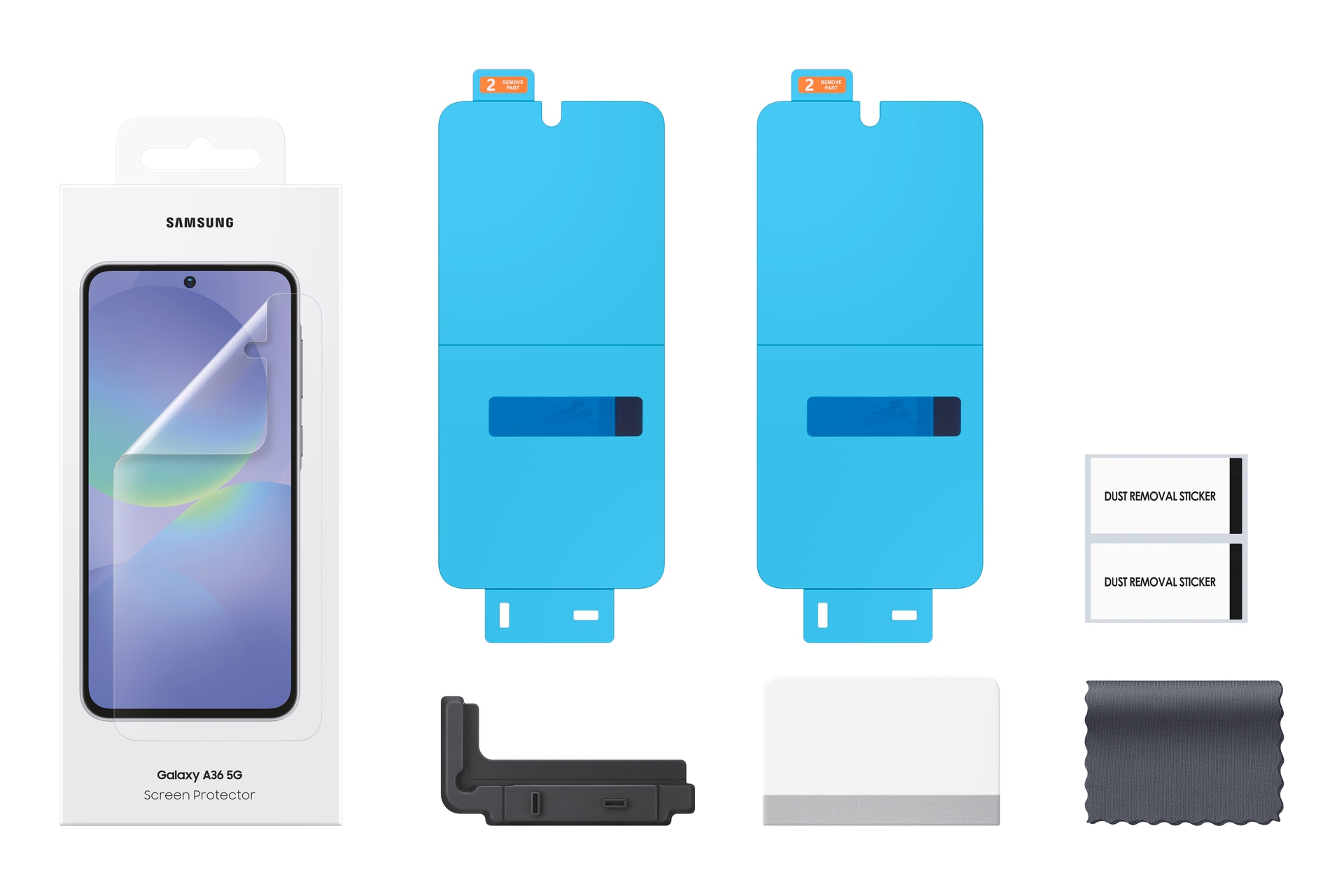 Samsung Displayschutzglas »Screen Protector«, für Samsung Galaxy A36, Displayschutzfolie, Schutzfolie, Bildschirmschutz, kratz- & stoßfest