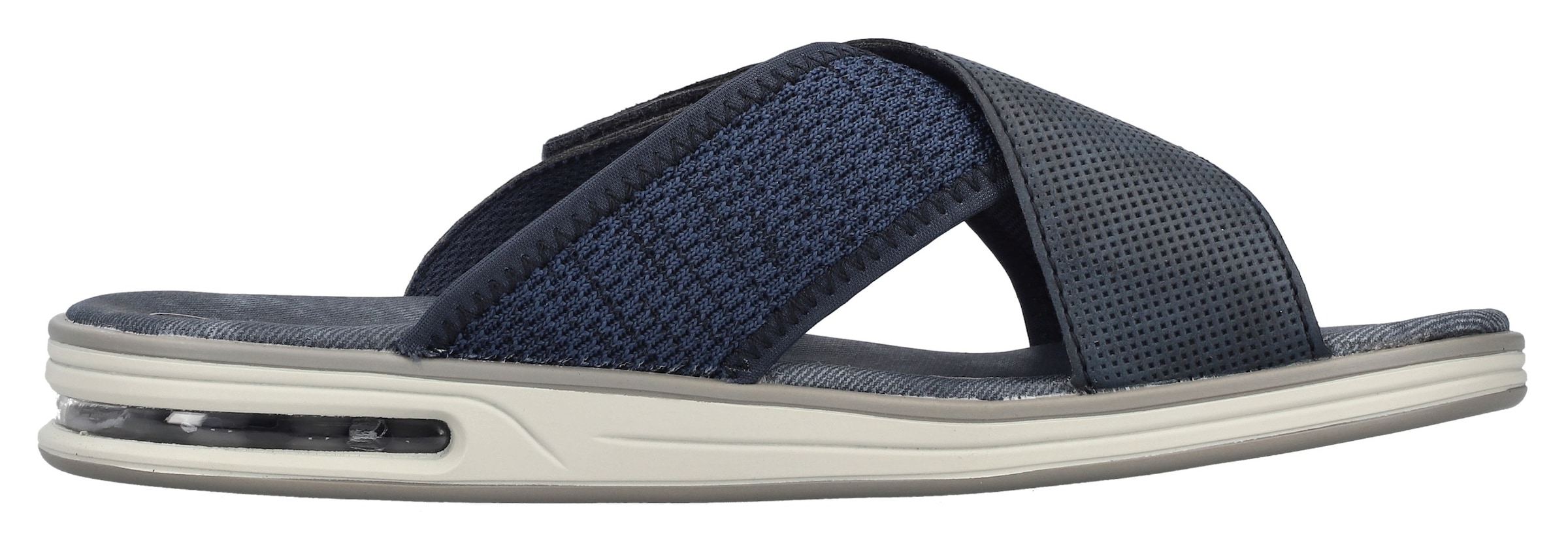 Rieker Pantolette, Sommerschuh, Strandschuh, Schlappen, Hausschuh mit Klettverschluss