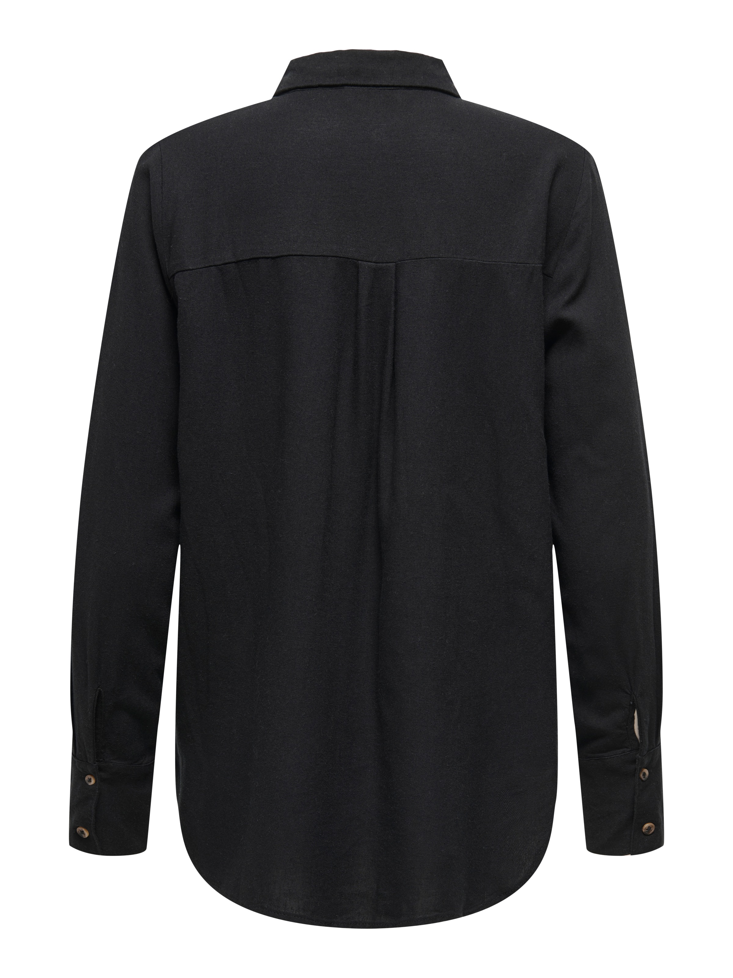 JDY Hemdbluse »JDYSAY L/S LINEN LOOSE SHIRT WVN NOOS«