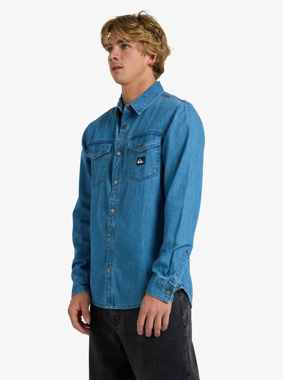 Quiksilver Jeanshemd »BM UPRISING SHIRT« Jeanshemd, aus Baumwolle, in den Größen S bis XXL