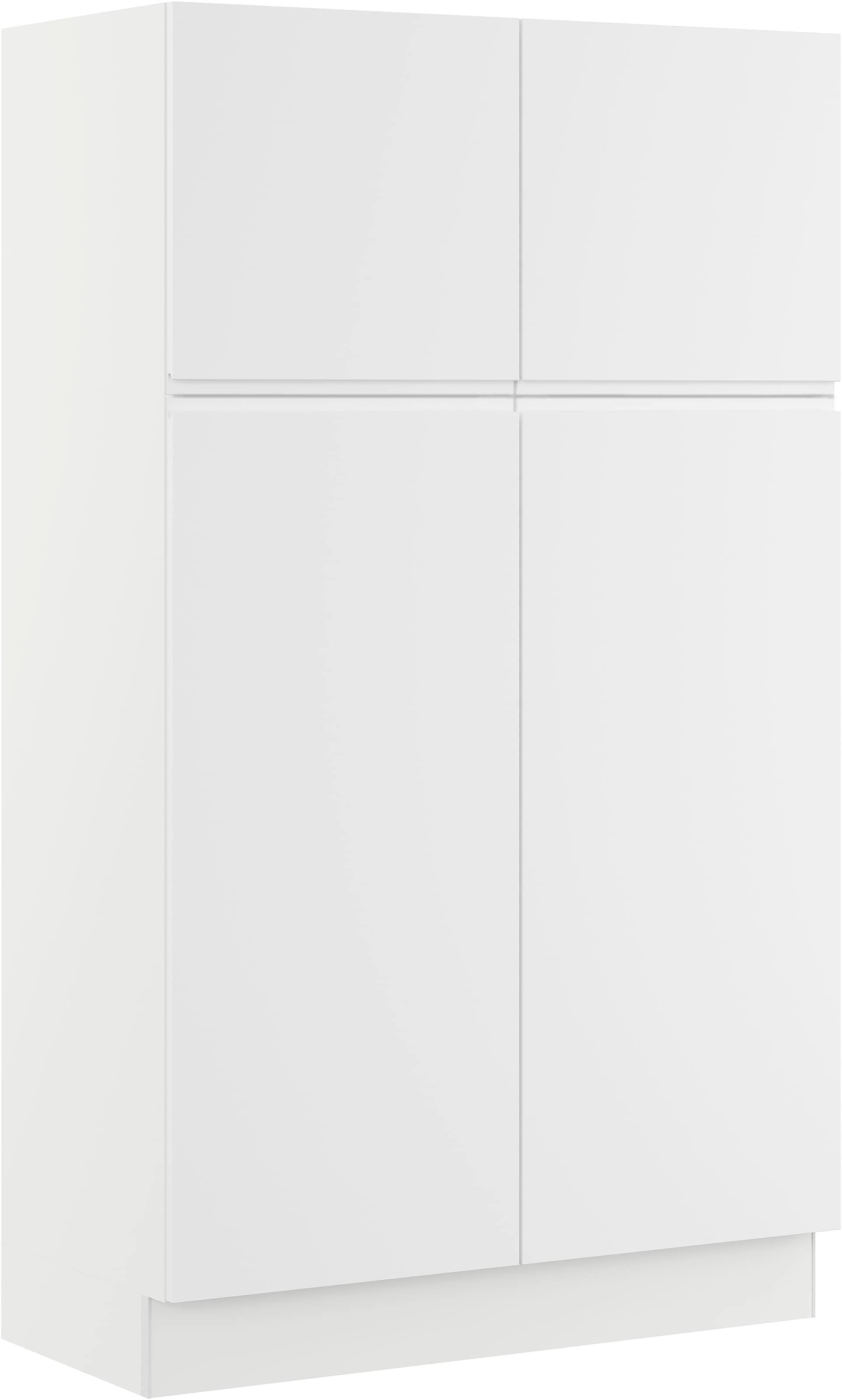 IMPULS KÜCHEN Mehrzweckschrank-Set »Warschau« Schuhschrank und Waschekorbsc günstig online kaufen