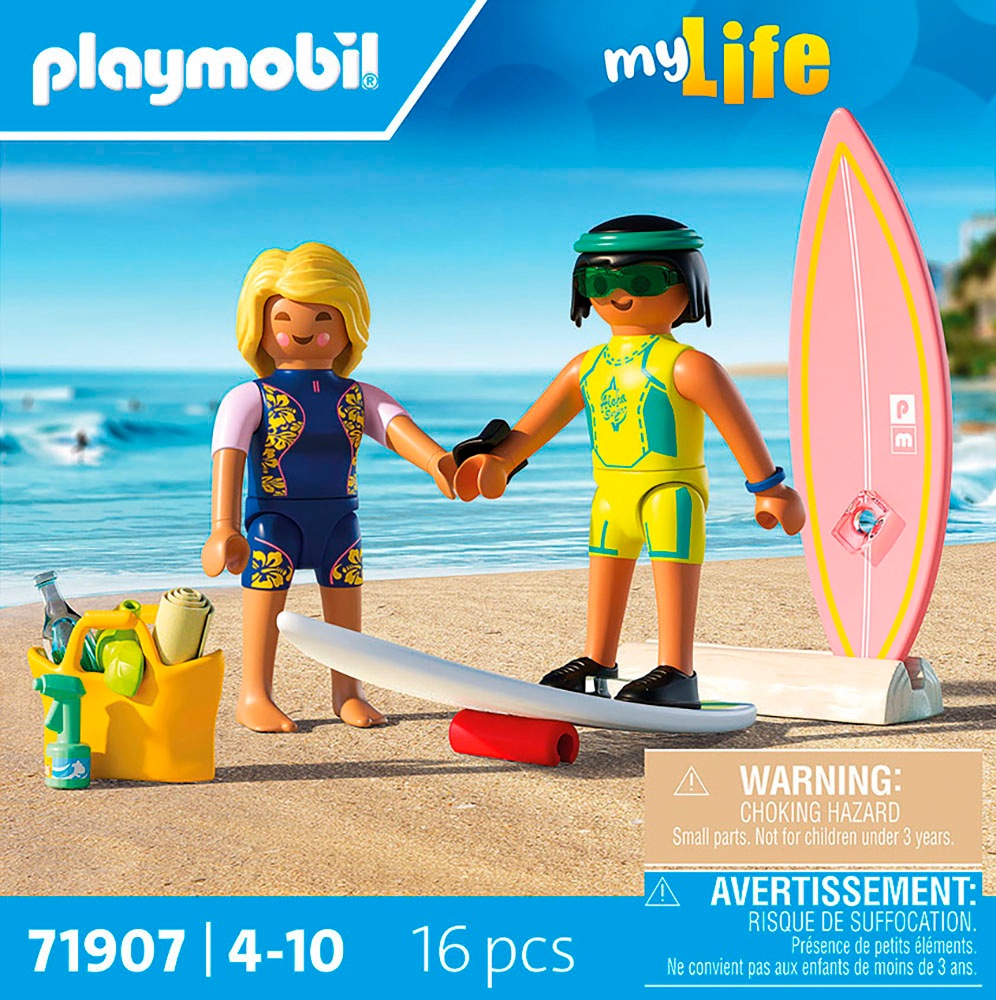 Playmobil® Konstruktions-Spielset »Kleine Surfschule (71907), My Life«, (16 St.), Made in Europe