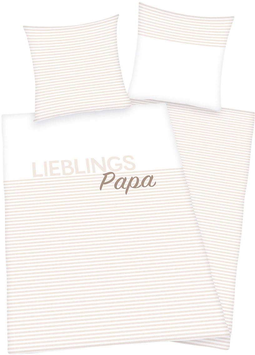 Herding Young Collection Wendebettwäsche »Lieblingspapa«