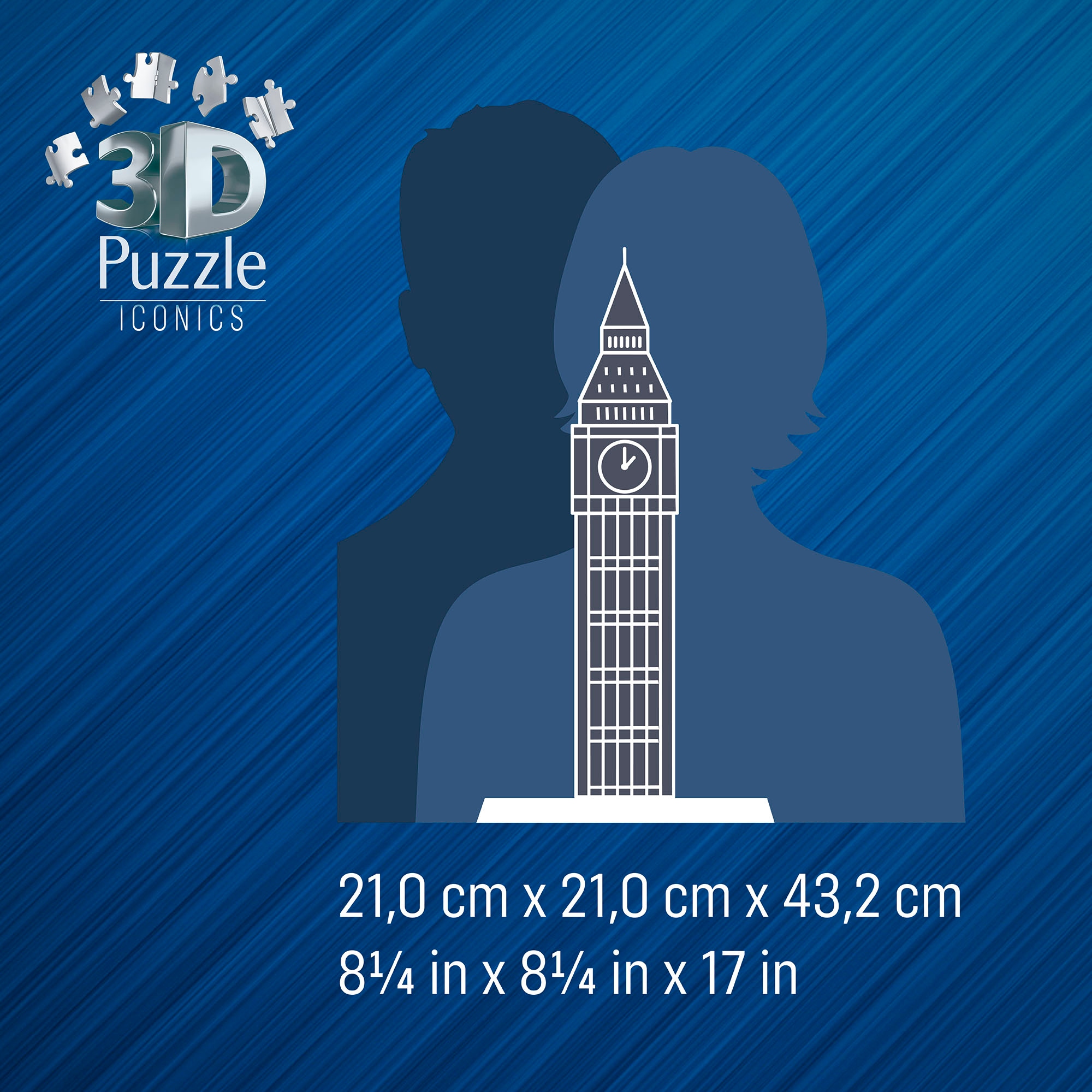 Ravensburger 3D-Puzzle »Iconics: Big Ben - mit Licht«, Made in Europe