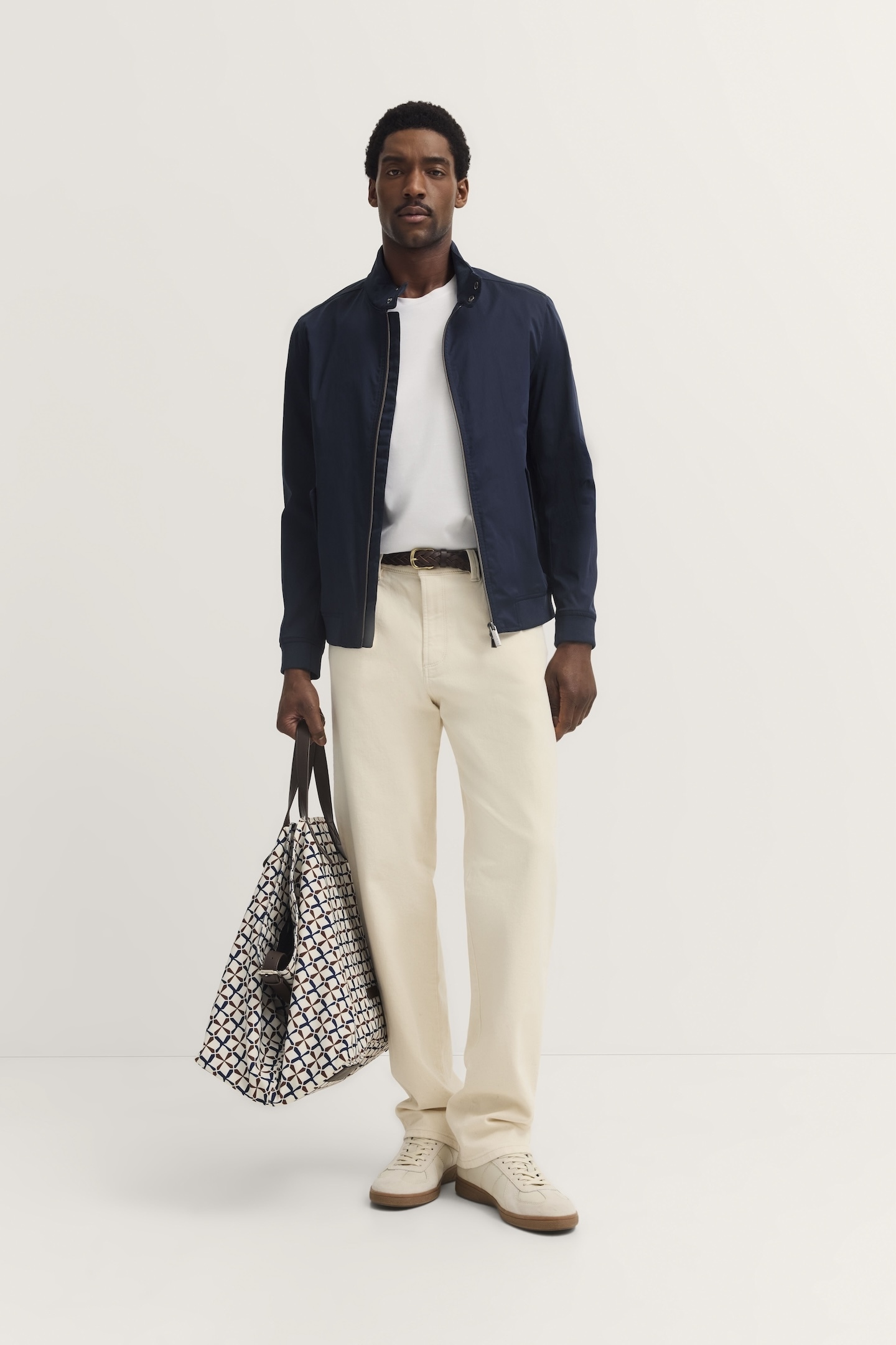 bugatti Blouson, ohne Kapuze, mit Stehkragen & Strickdetails
