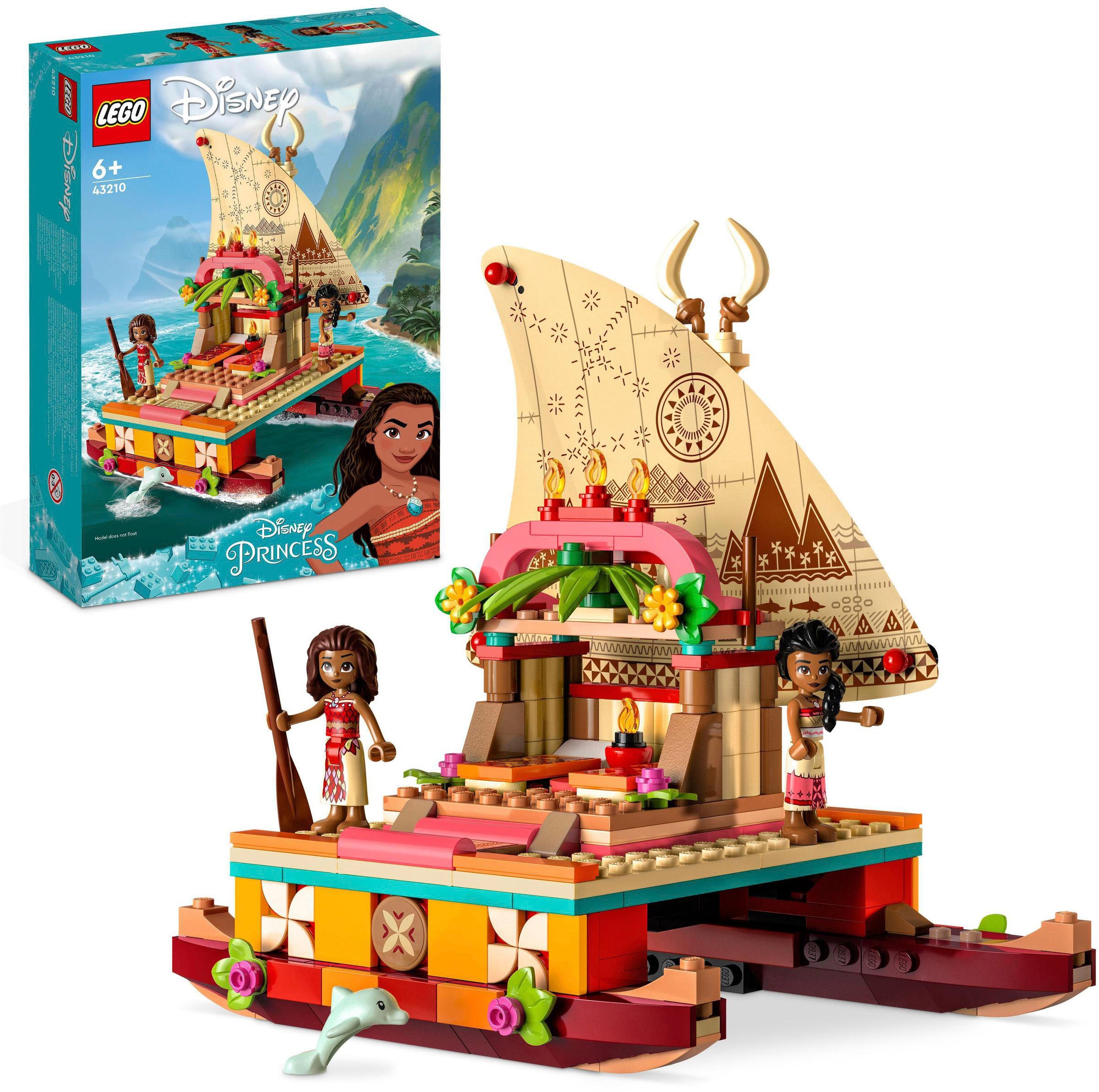 Konstruktionsspielsteine »Vaianas Katamaran (43210), LEGO® Disney«, (321 St.), Made in...