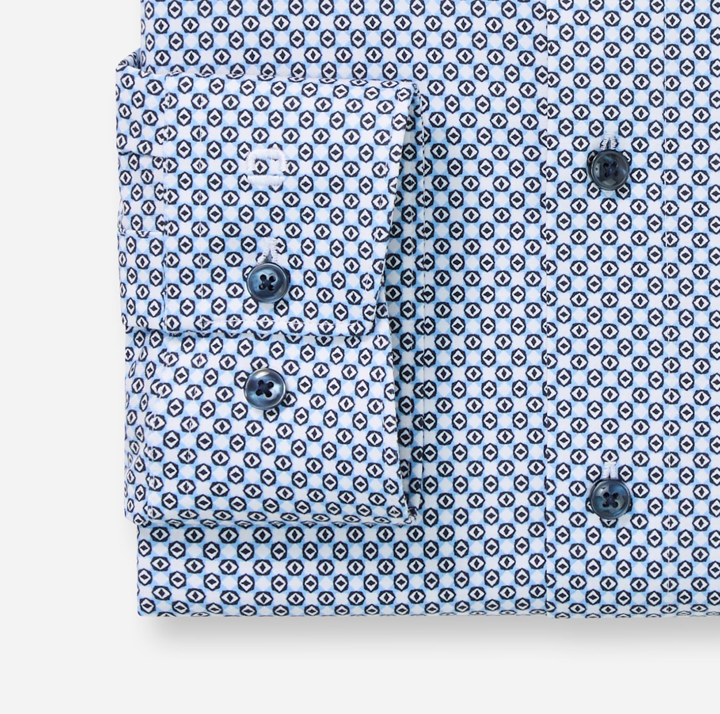 OLYMP Langarmhemd »Luxor 24/Seven« Businesshemd, modern fit, New Kentkragen, gemustert, bügelleicht