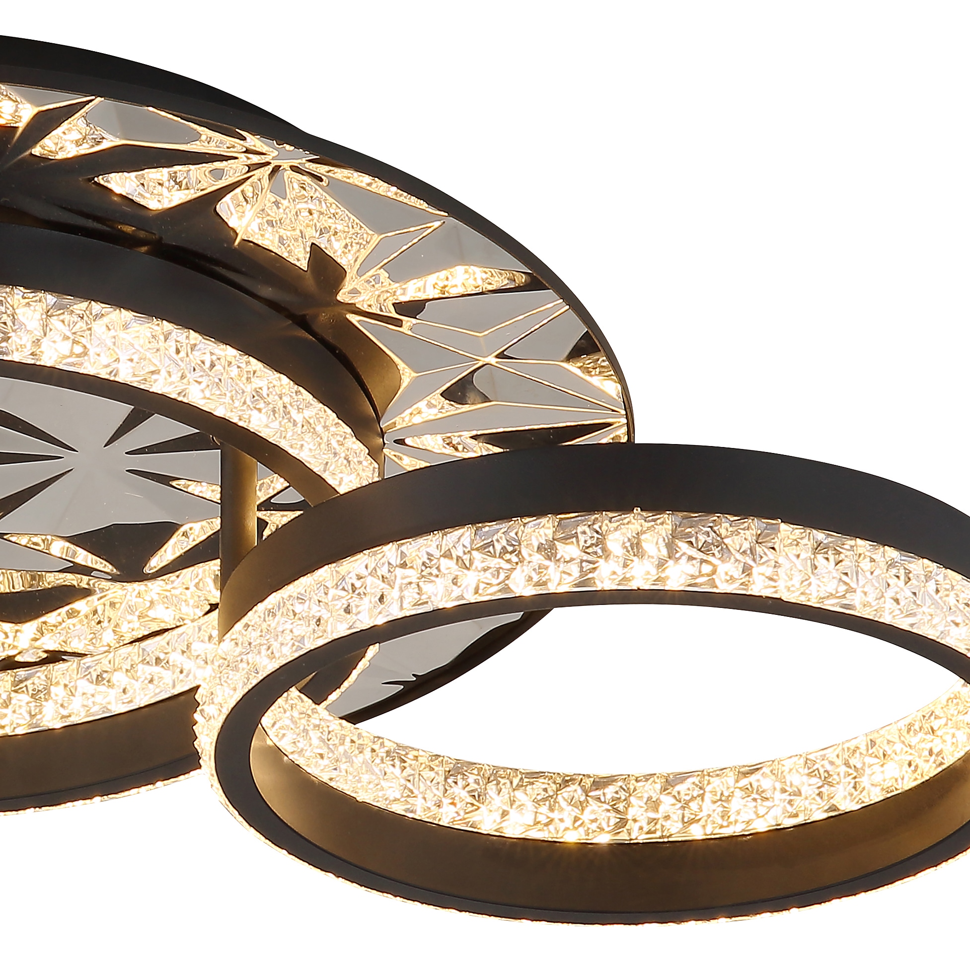 GLOBO LIGHTING Deckenleuchte »DELLA II« LED-Modul 1 Stk. Warmweiß Deckenlampe Wohnzimmer-Leuchte Schlafzimmer-Leuchte Flur Küche