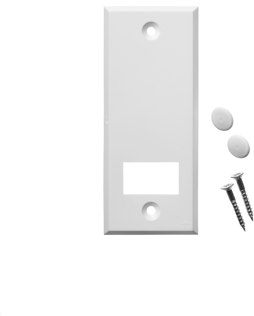 SCHELLENBERG Gurtwickler-Abdeckplatte »Standard Maxi, 10,5 cm Lochabstand, langlebig aus Kunststoff« Set, 5 Stk. tlg. Rollladen Abdeckblenden für Gurtwickler und Einlasswickler