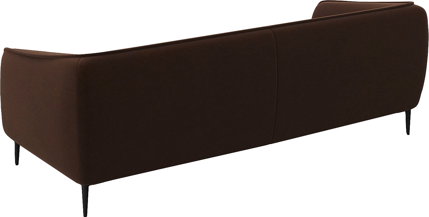 FLEXLUX 3-Sitzer »Belle Designsofa, Couch, bequem durch Kaltschaum im Sitz«, Skandinavisches Design, In hochwertiger Verarbeitung