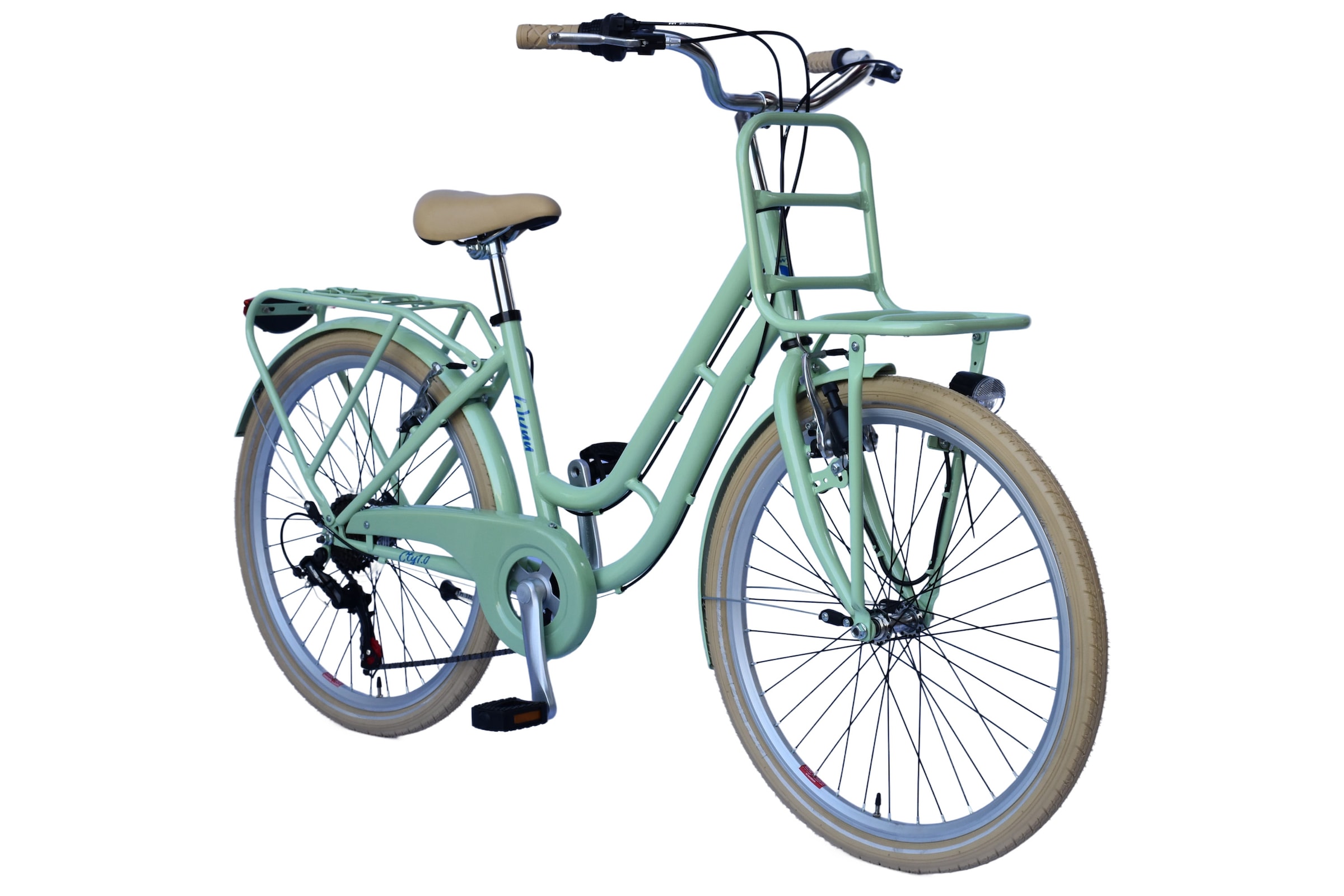 WYNN Kinderfahrrad »Kinderfahrrad 24 Zoll Shimano Tourney 6 Gang V-Brake Kinder KID1.0« 6 Gang Shimano Tourney Schaltwerk Kettenschaltung
