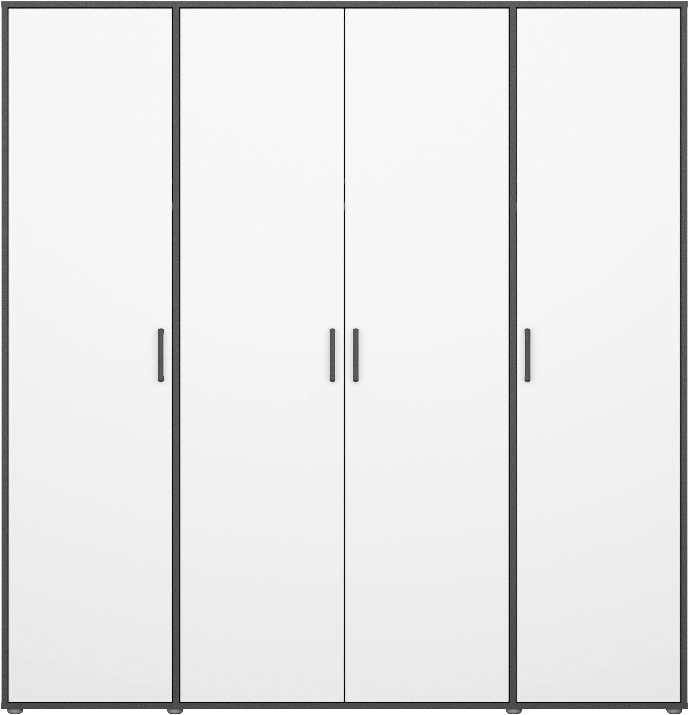 rauch Kleiderschrank »VOYAGER Otto´s Choice Garderobe Wäscheschrank TOPSELLER Schlafzimmer«, (in 3 verschiedenen Ausstattungen BASIC/CLASSIC/PREMIUM), Schrank mit modernen Griffen in viel Stauraum MADE IN GERMANY