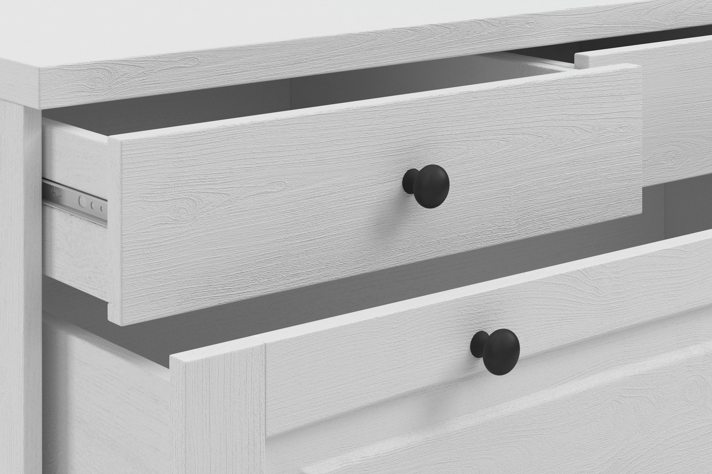 KOCHSTATION Unterschrank »KS-Osby«, (1 St.), Kiefer massiv, Breite 100 cm, 4 Schubkästen