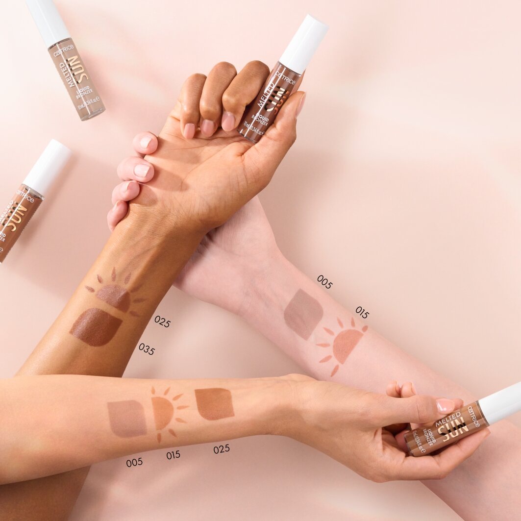 Catrice Bronzer-Puder »Melted Sun Liquid Bronzer«, (Set, 3 tlg.)