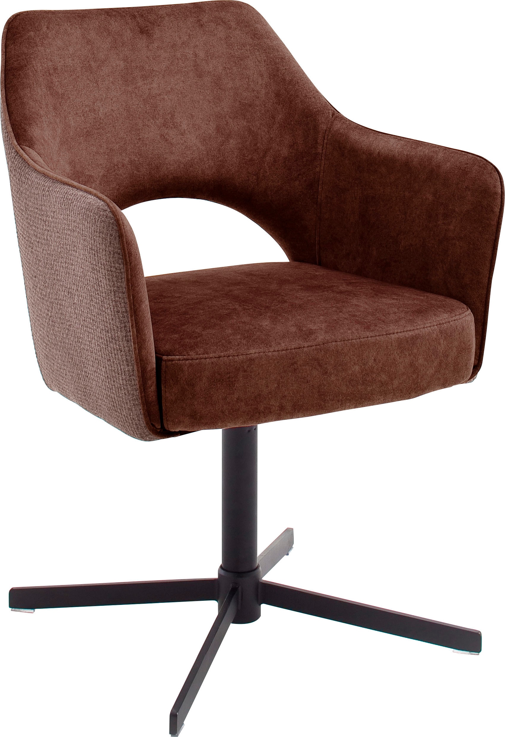 MCA furniture Esszimmerstuhl »Valetta« (Set) 2 Stk.2 er Set, 360° drehbar, Taschenfederkern, belastbar 120 kg