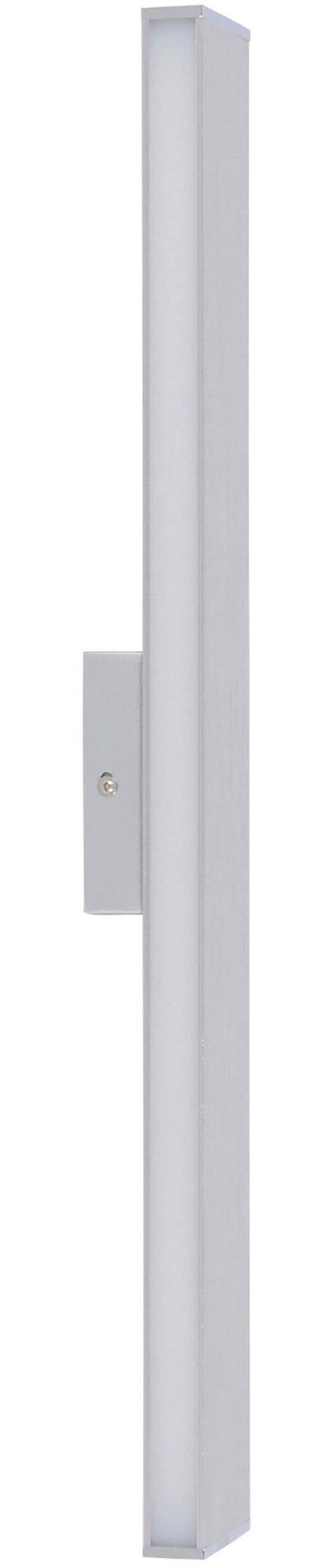 näve Wandleuchte »Dubai«, 1 flammig, Leuchtmittel LED-Modul | LED fest integriert, aus Aluminium und Kunststoff in Silber und Weiß 60 cm lang, LED integ.