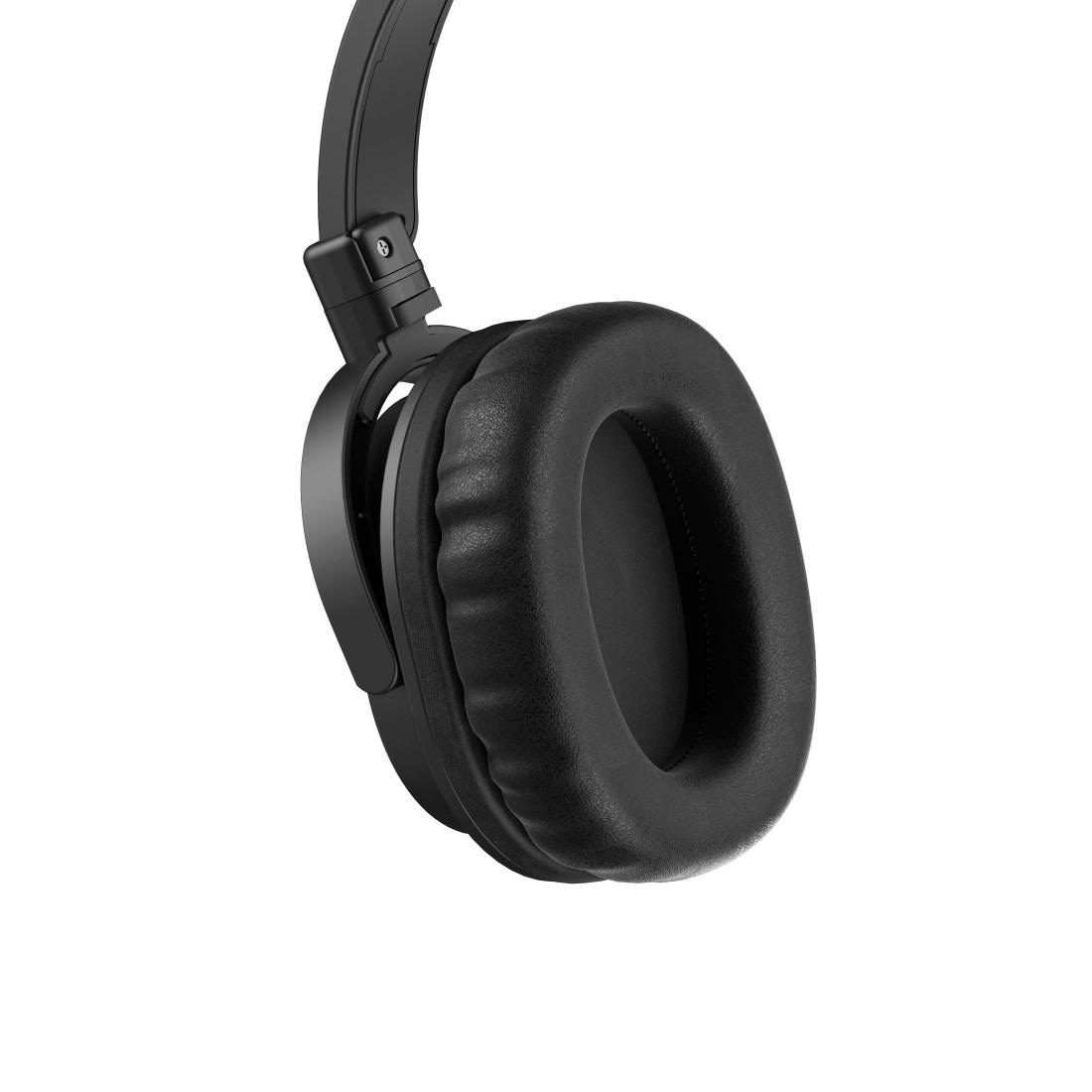 Thomson On-Ear-Kopfhörer »TV Headset Over-Ear mit Mikrofon, Seniorenkopfhörer, langes Kabel«, 2 Lautstärkeregler, gepolsterte Ohrmuscheln und Kopfbügel