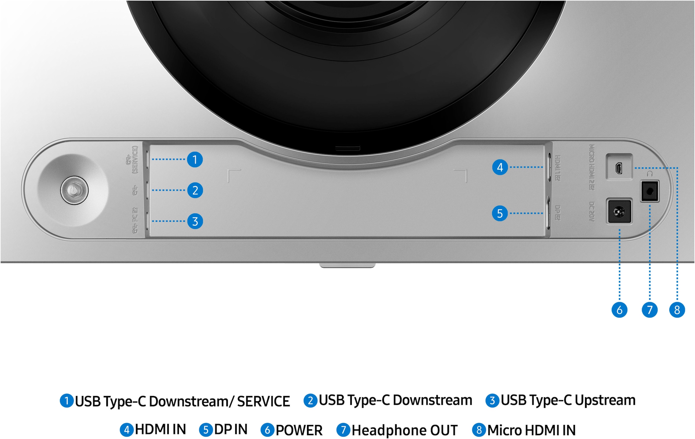 Samsung LED-Monitor »S49DG910SU«, 124 cm/49 Zoll, 5120 x 1440 px, DQHD, 0,03 ms Reaktionszeit, 144 Hz