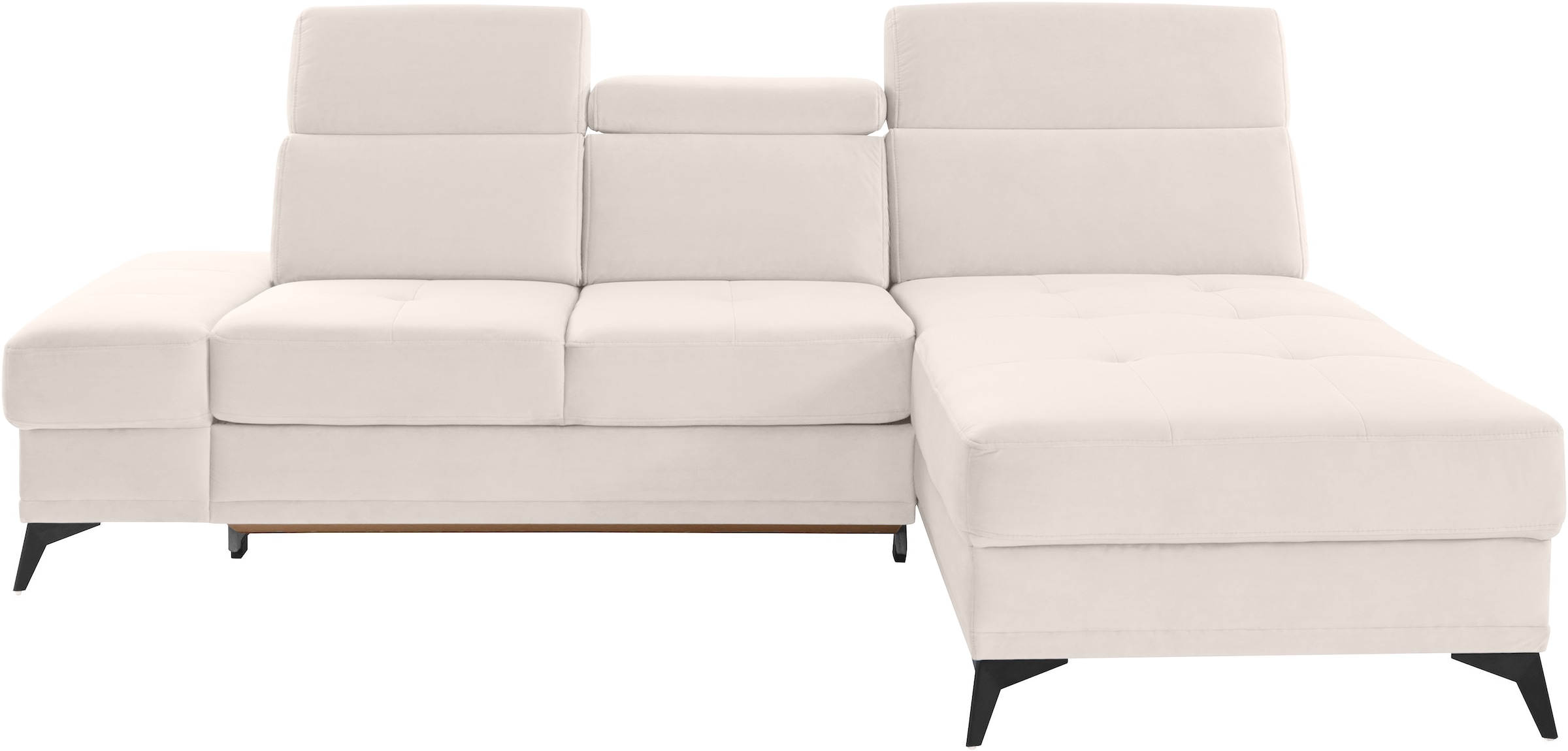 Home affaire Ecksofa »Cardiz L-Form« inkl.Kopfteilverstellung und Federkern günstig online kaufen