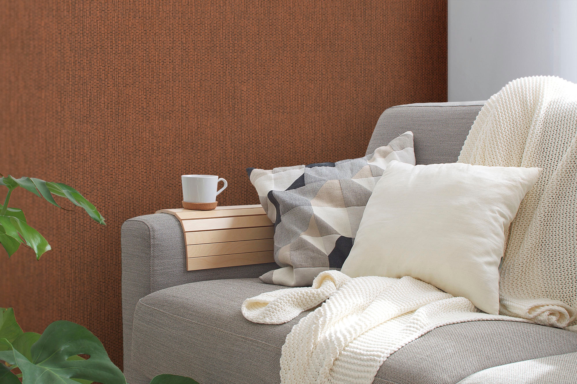 A.S. Création Vliestapete »Hygge«, Flechtoptik-Leinenoptik-Strukturmuster, Strukturtapete Tapete Gewebe Tapeten Wohnzimmer Schlafzimmer Küche