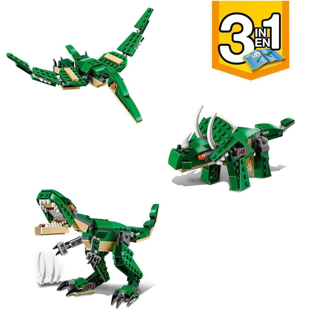 LEGO® Konstruktionsspielsteine »Dinosaurier (31058), LEGO® Creator 3in1«, (174 St.)