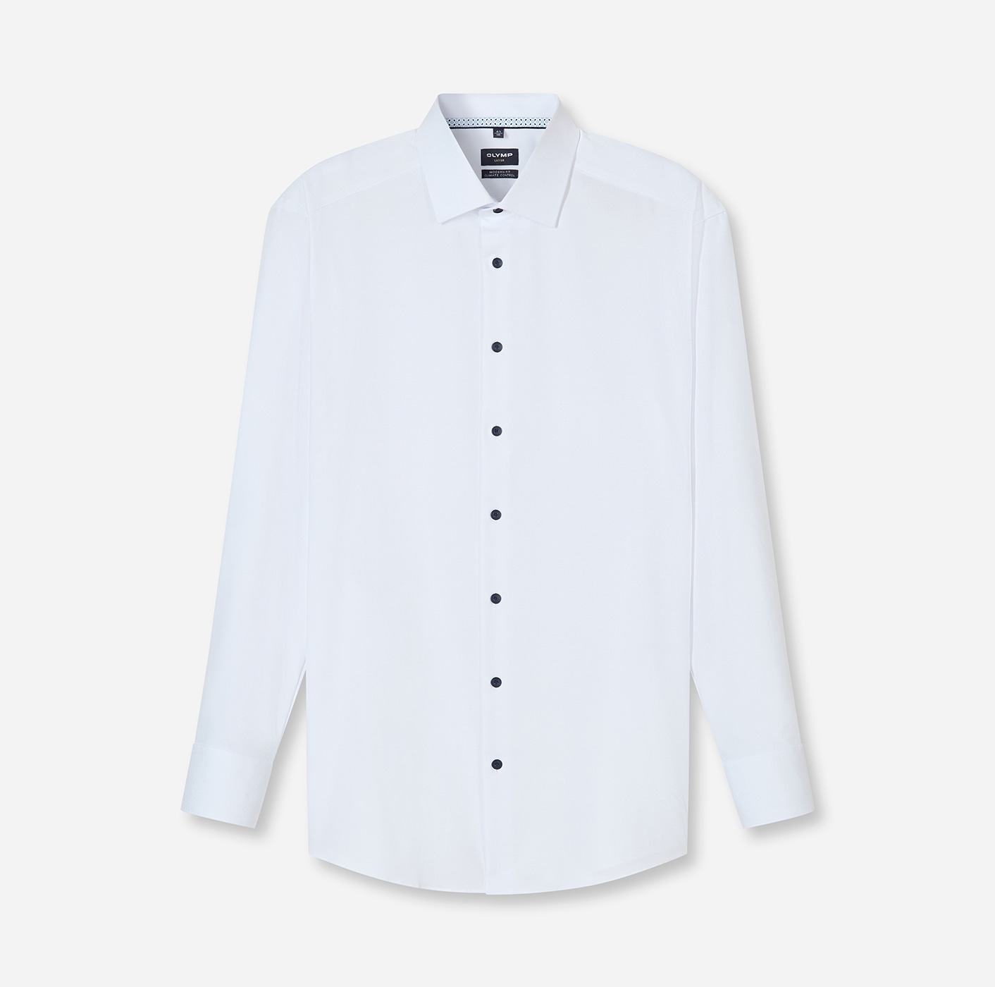 OLYMP Langarmhemd »Luxor« Businesshemd, modern fit, New Kentkragen, Climate Control
