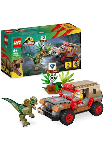 Konstruktionsspielsteine »Hinterhalt des Dilophosaurus (76958), LEGO® Jurassic Park«,...