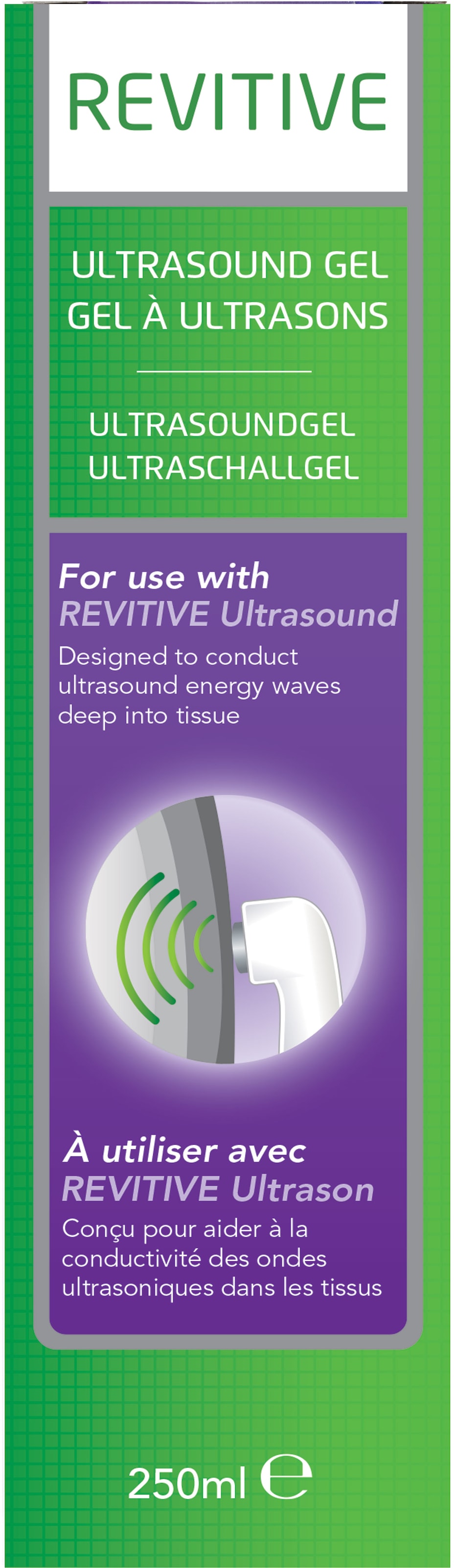 REVITIVE Körpergel »Revitive Ultraschallgel 250ml« zur Anwendung mit dem Revitive Ultraschallgerät