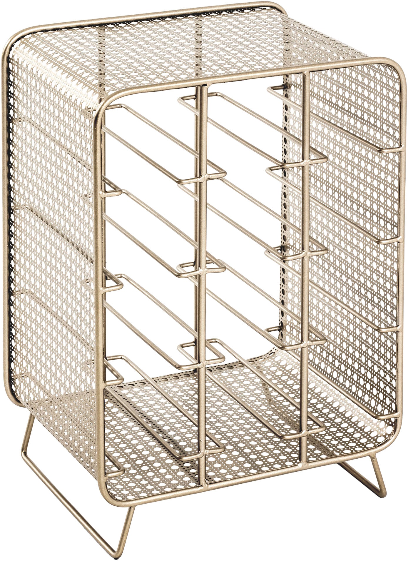 HAKU Flaschenregal »22216« rechteckig - aus Metall Gold - B/T/H 30/24/46 cm