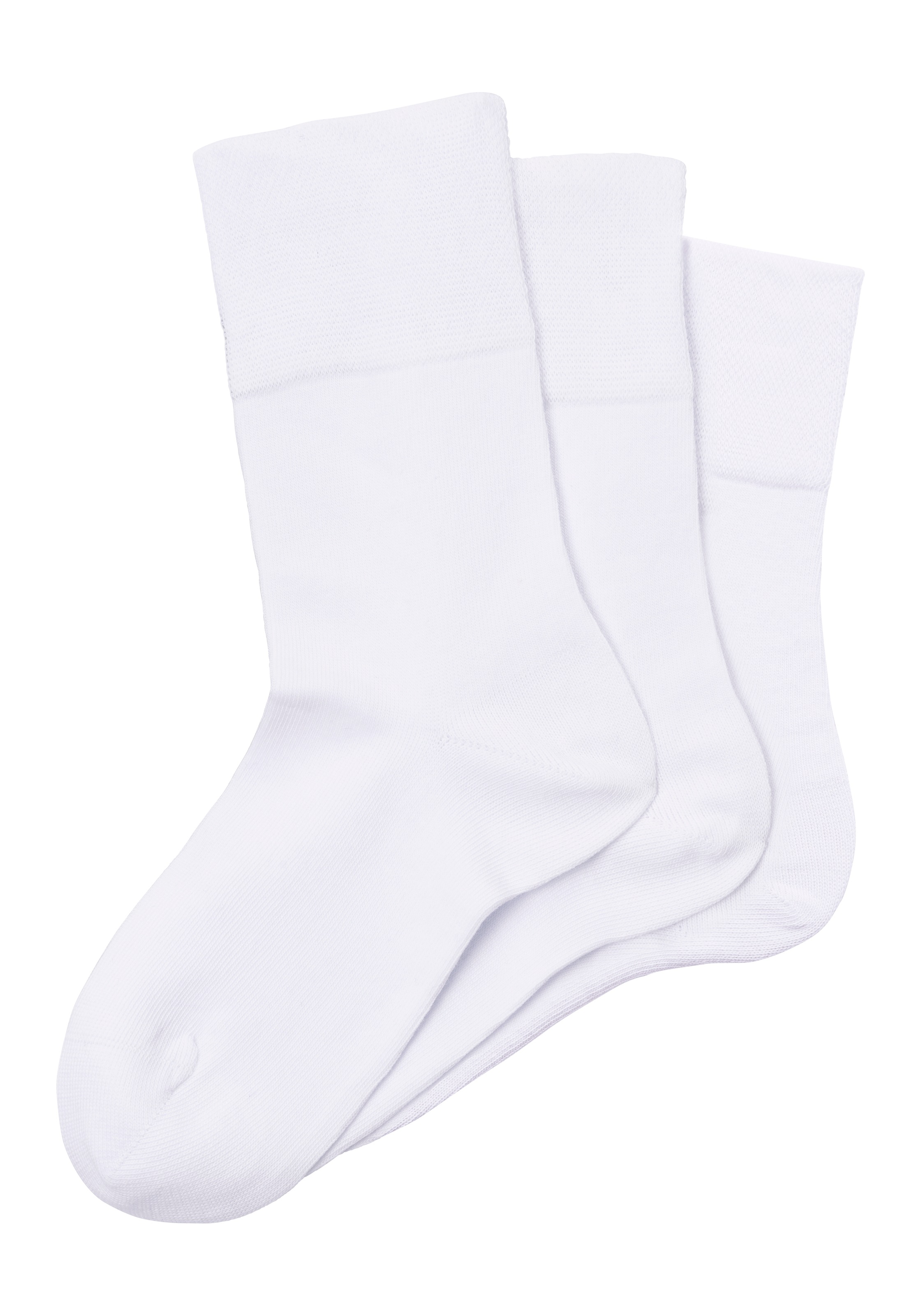 H.I.S Socken, (Packung, 3 Paar), mit Komfortbund auch für Diabetiker geeignet