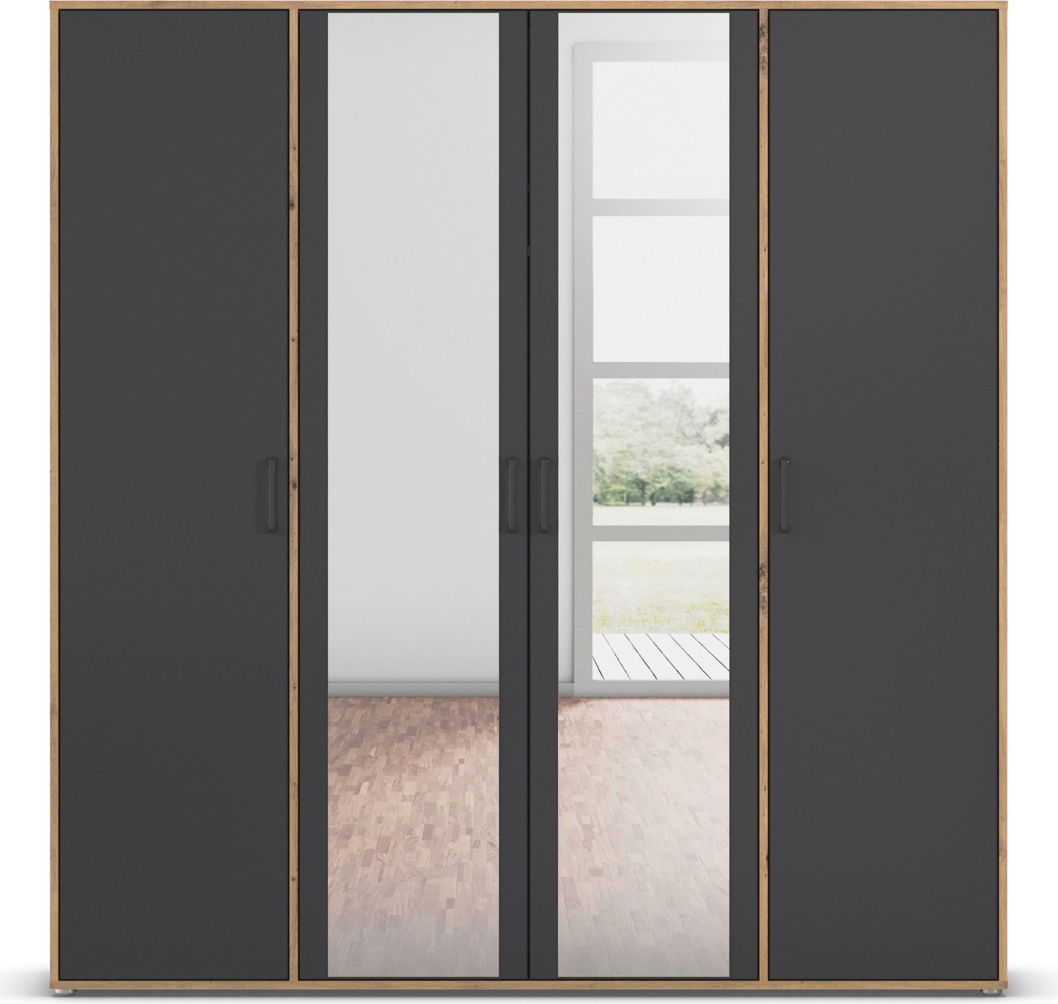 rauch Drehtürenschrank »Kleiderschrank Schrank Garderobe Wäscheschrank VOYA günstig online kaufen
