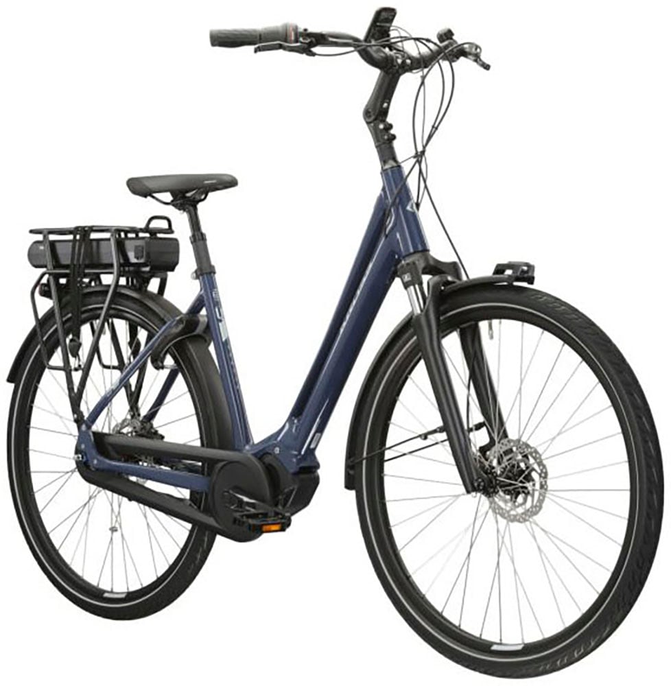 Kross E-Bike »E-Citybike Sentio Hybrid 4.0 28 Zoll blau«, 7 Gang, Shimano, NEXUS, Mittelmotor 250 W, Pedelec, Elektrofahrrad für Damen und Herren