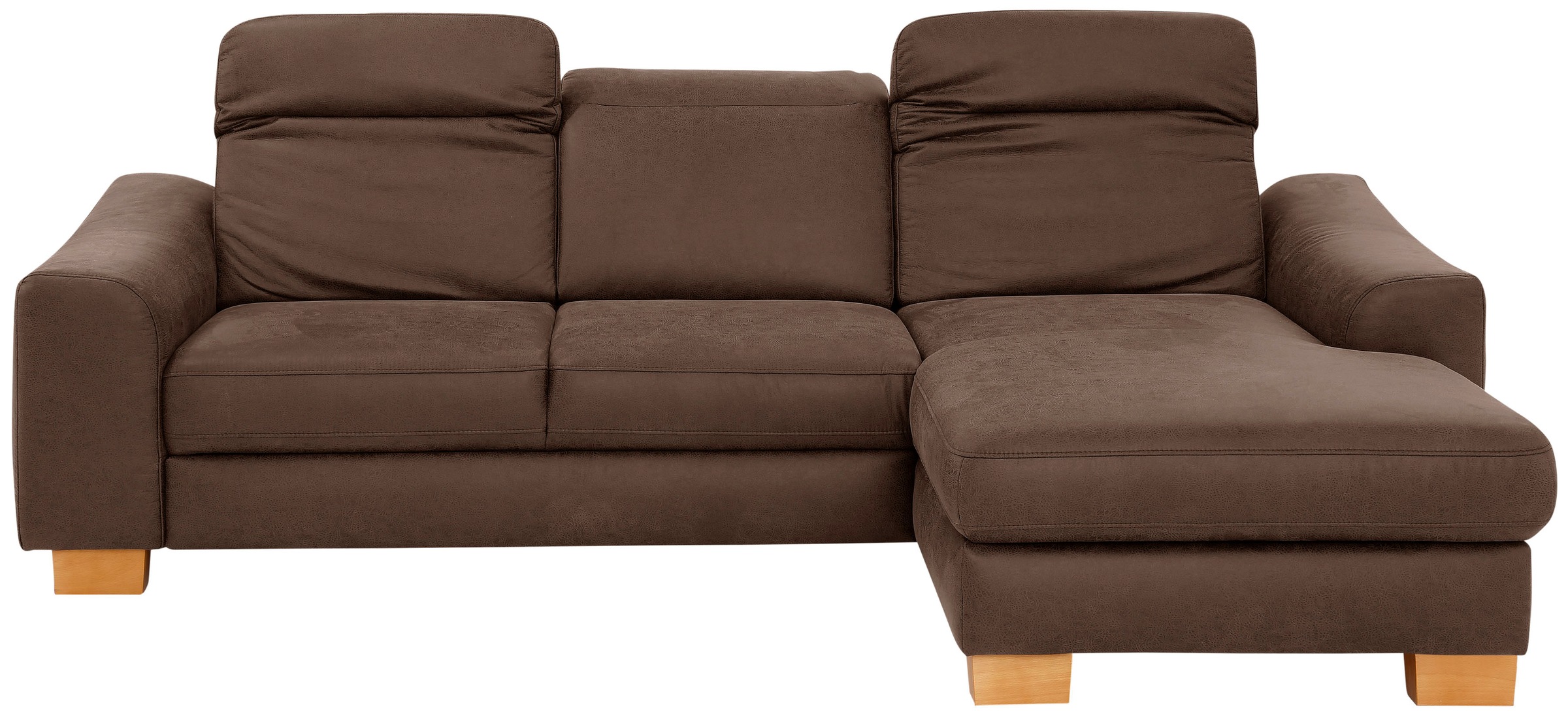 Home affaire Ecksofa »Dundee L-Form«, wahlweise mit Kopfteilverstellung und zusätzlich mit Bettfunktion