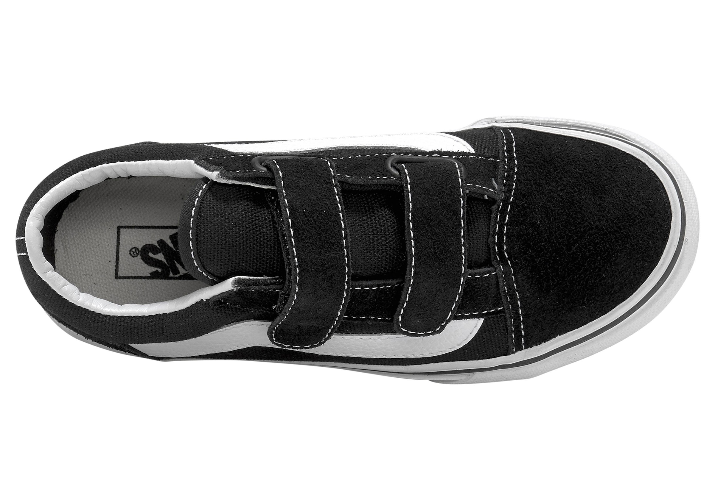 Black velcro vans on sale