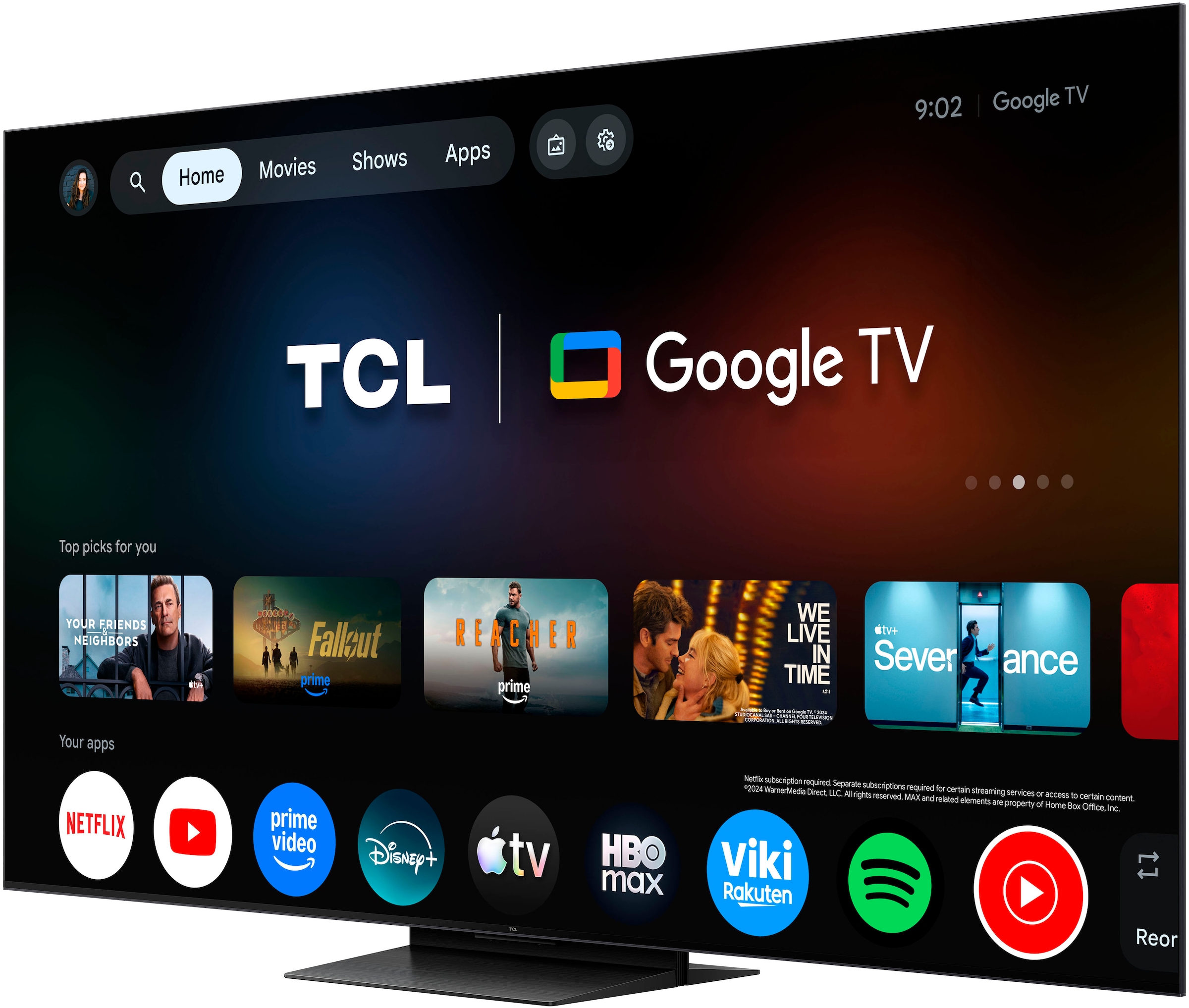 TCL Mini-LED-Fernseher »85RM7LX1« 215 cm/85 ″