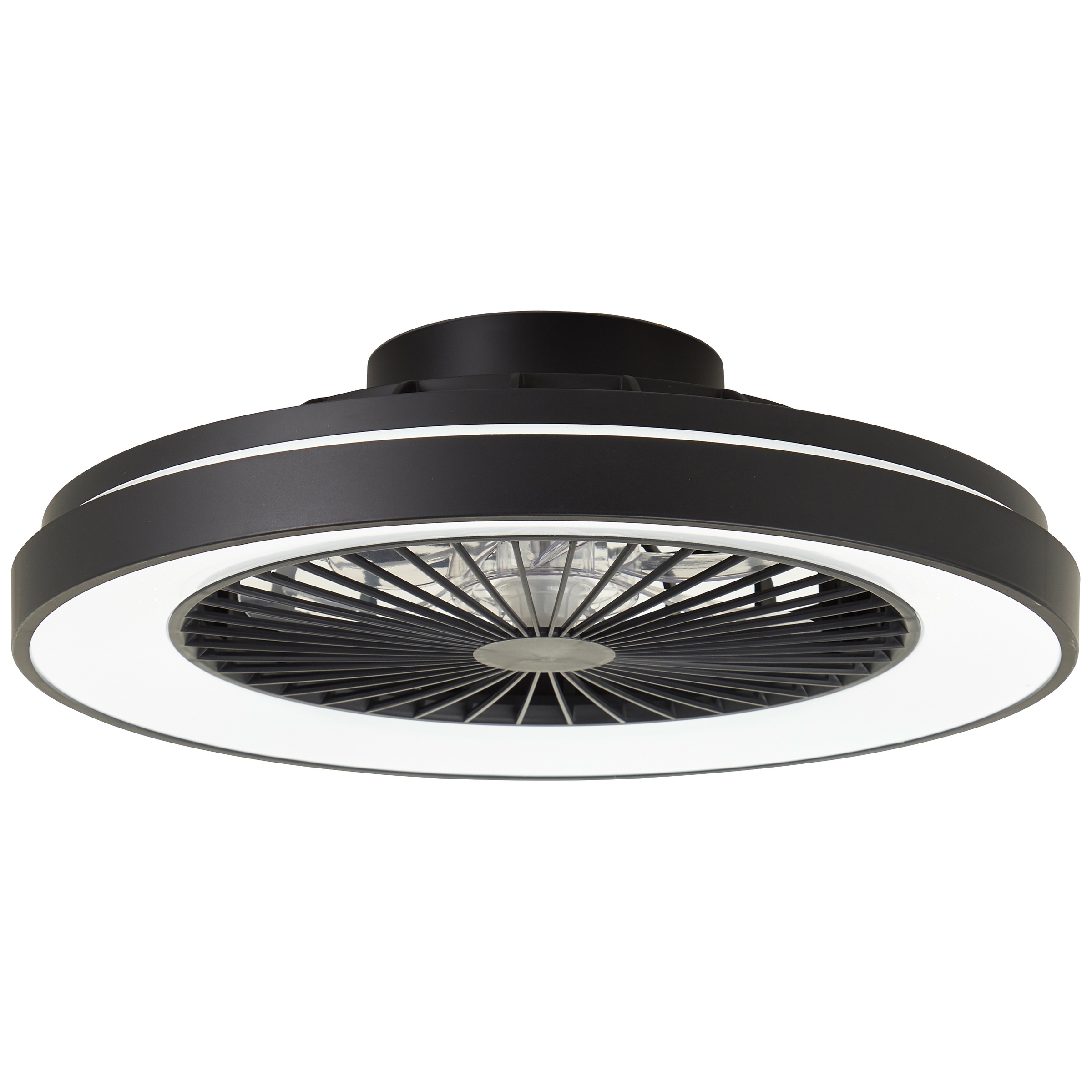 Brilliant LED Deckenleuchte »Mazzaro Deckenventilator«, Deckenlampe, Ventilator, 48,5 cm, digitales RGB, CCT, dimmbar