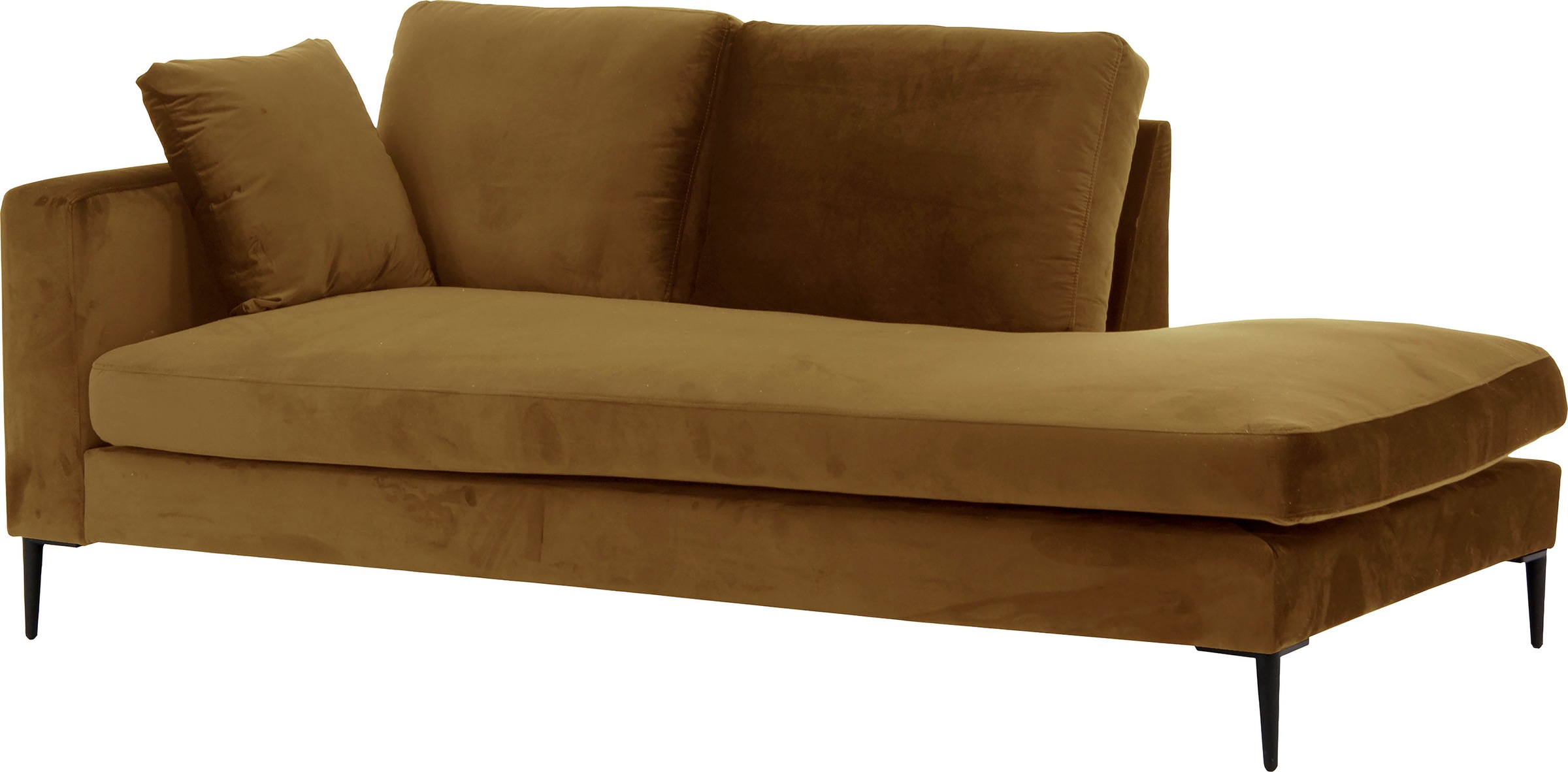 Home affaire Recamiere »Cozy Chaiselongue, Maße B/T/H: 195/97/80 cm« mit lo günstig online kaufen