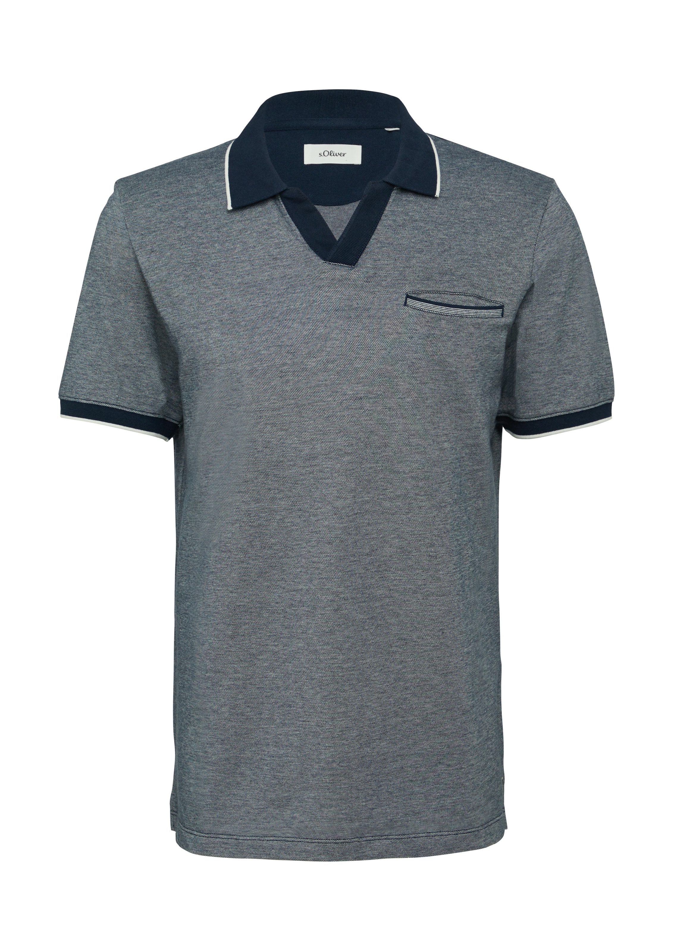 s.Oliver Poloshirt, mit Brusttasche
