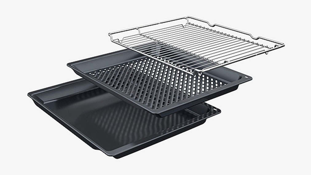 BOSCH Backofen-Set »HBD671CS62«, mit Teleskopauszug nachrüstbar, Pyrolyse-Selbstreinigung, AirFry-Funktion