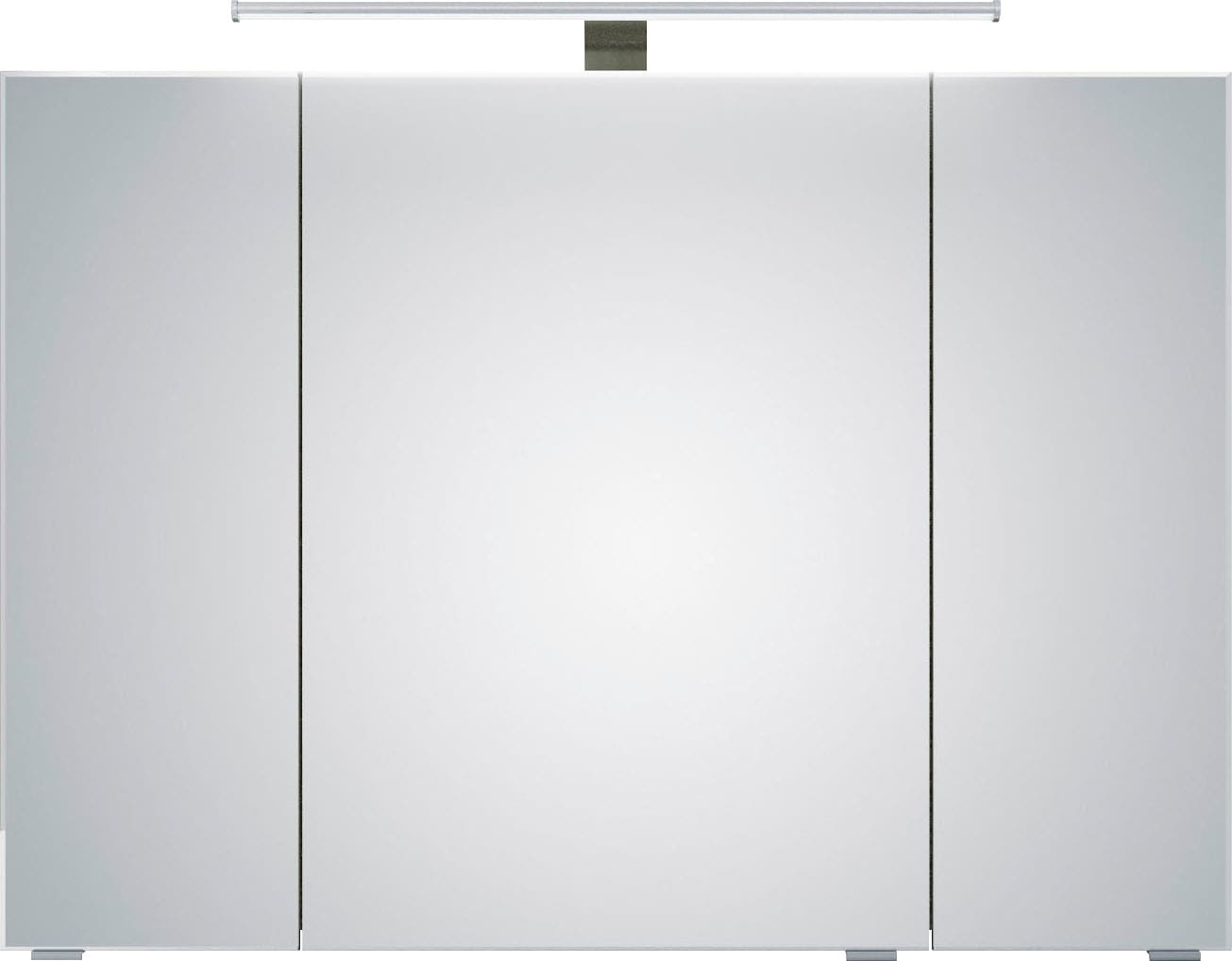 Saphir Badmöbel-Set »6005 Sprint 4-teilig, Keramik-Waschtisch mit LED-Spiegelschrank«, (5 St.), Unterschrank, Midischrank, inkl. Türdämpfer, 5 Türen, 5 Schubladen