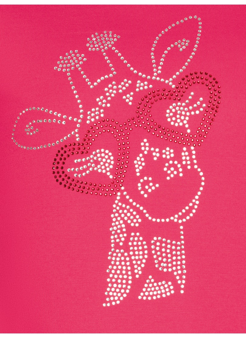 Trigema T-Shirt »TRIGEMA T-Shirt mit glitzerndem Giraffen-Printmotiv« 1 Stk.
