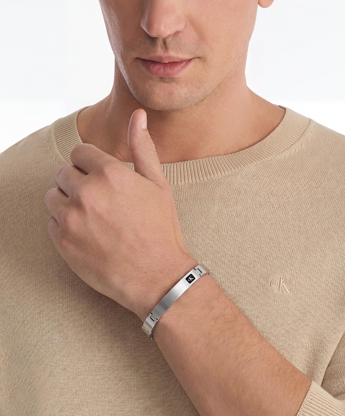 Calvin Klein Gliederarmband »ARCHITECTURAL ID« Emaille
