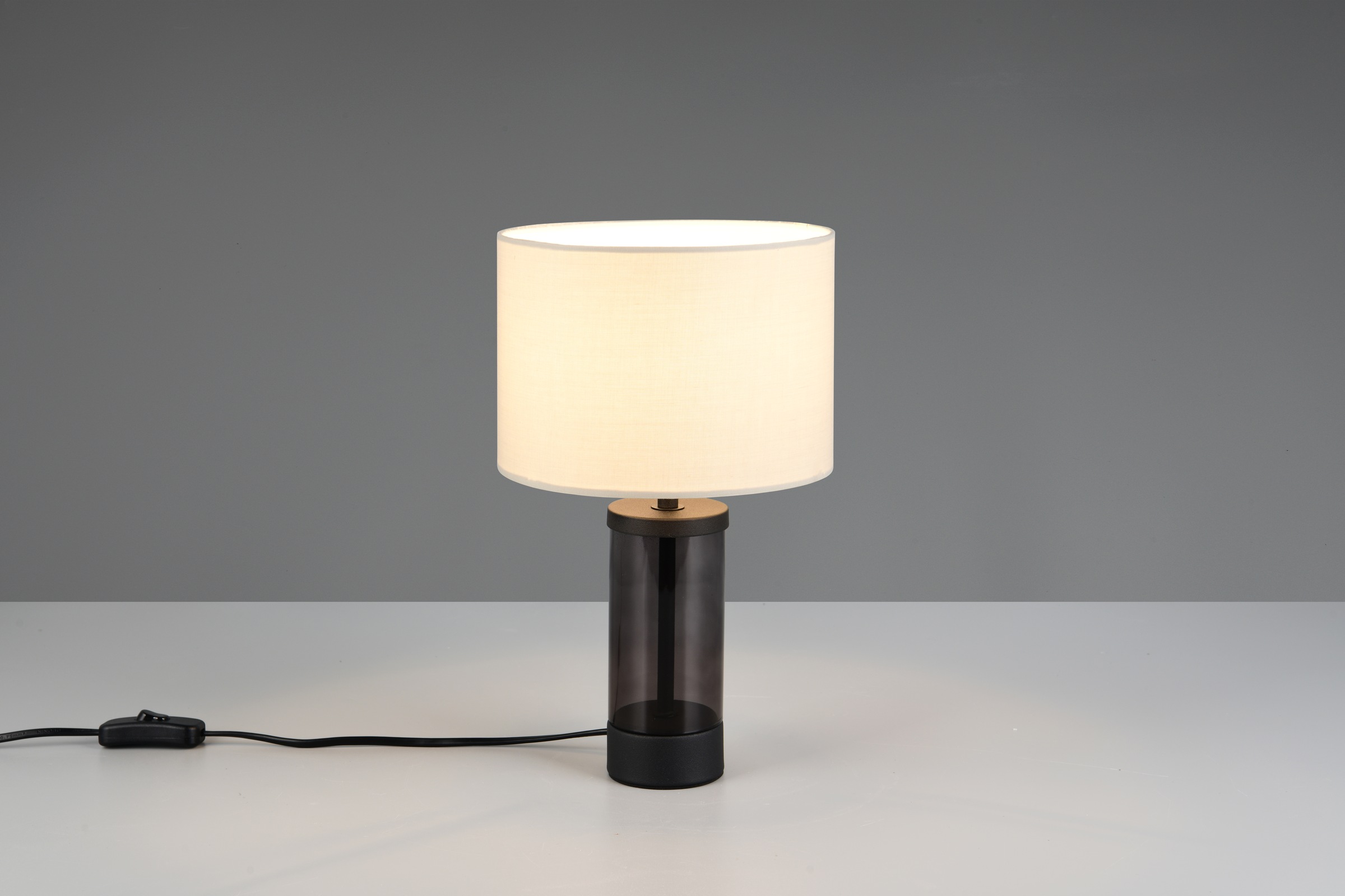 Guido Maria Kretschmer Home&Living Schreibtischlampe »Stellan«,, Glas rauch günstig online kaufen