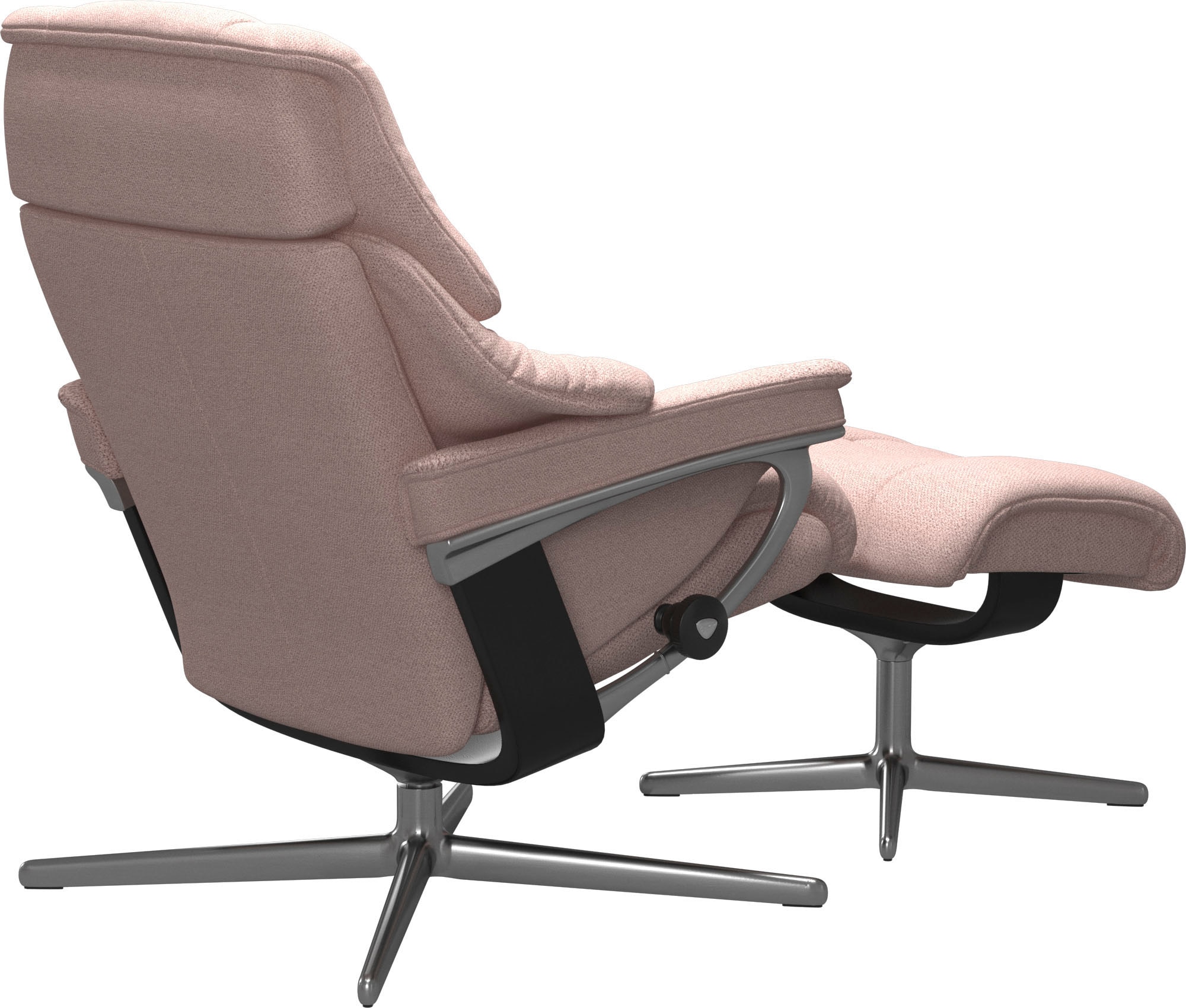 Stressless® Relaxsessel »Reno«, mit Cross Base, Größe S, M & L, Holzakzent Schwarz