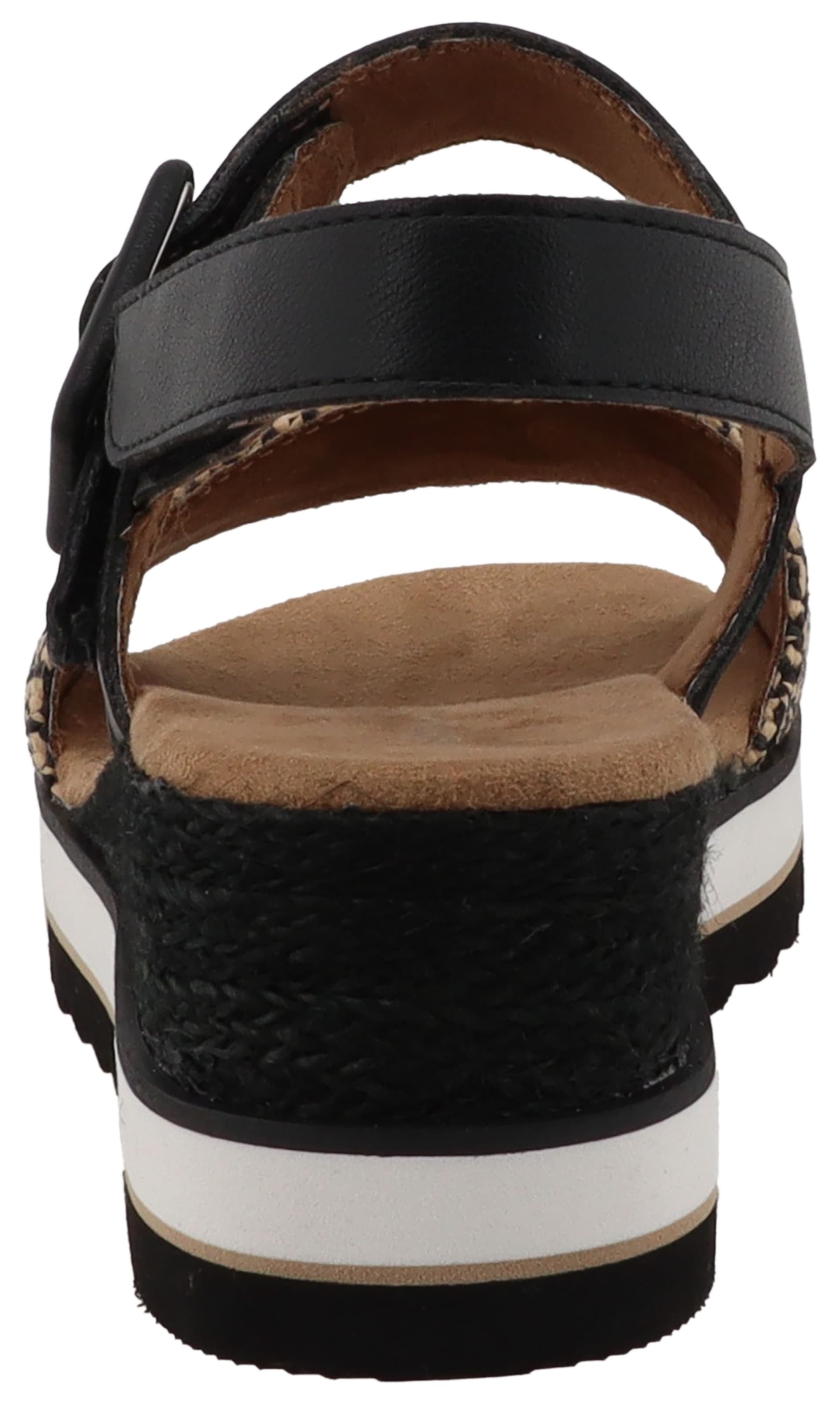 TOM TAILOR Keilsandalette »Sastra«  Riemchensandale, Sommerschuh mit Kontrastbesatz