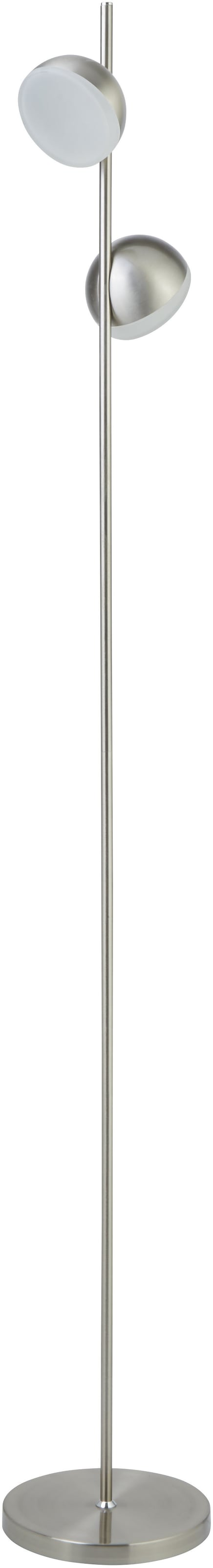 Searchlight Stehlampe »Tully 2Lt Stehleuchte - Satinsilber« LED-Modul 1 Stk.