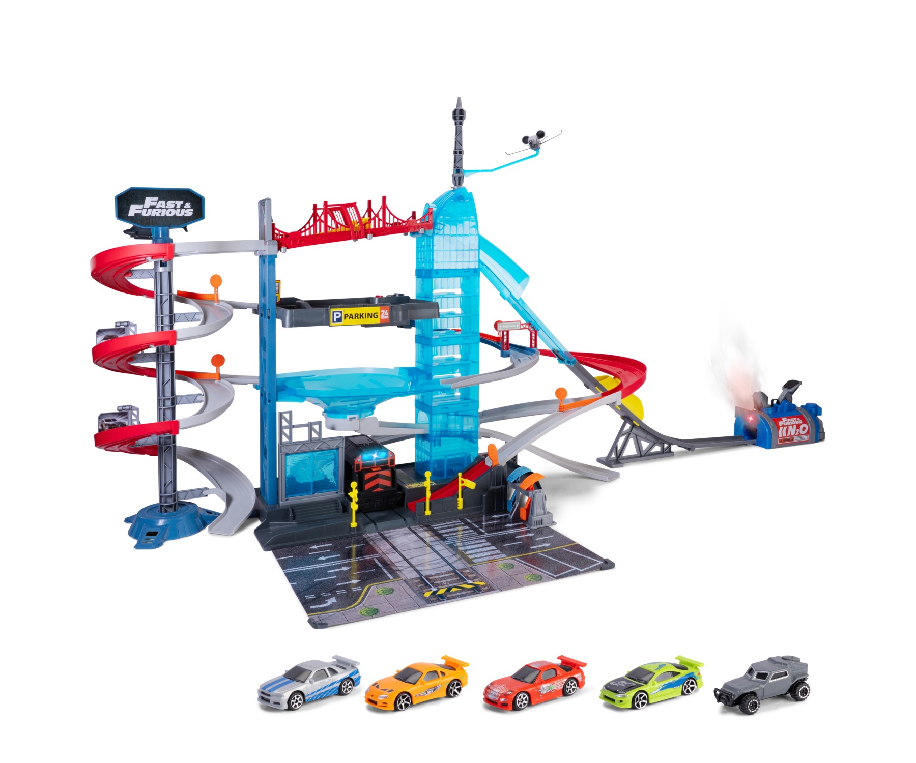 Dickie Toys Spiel-Parkgarage »Fast & Furious Garage Mayhem«