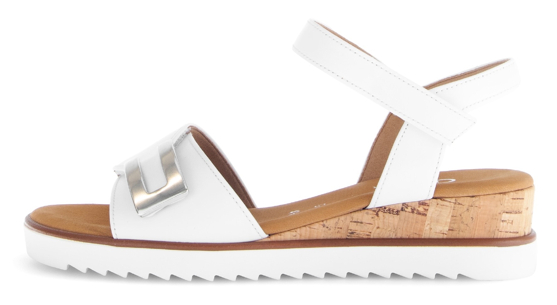 Gabor Keilsandalette »GENUA«, Riemchensandale, Komfortschuh, Sommerschuh, Schmuckelement, Weite G
