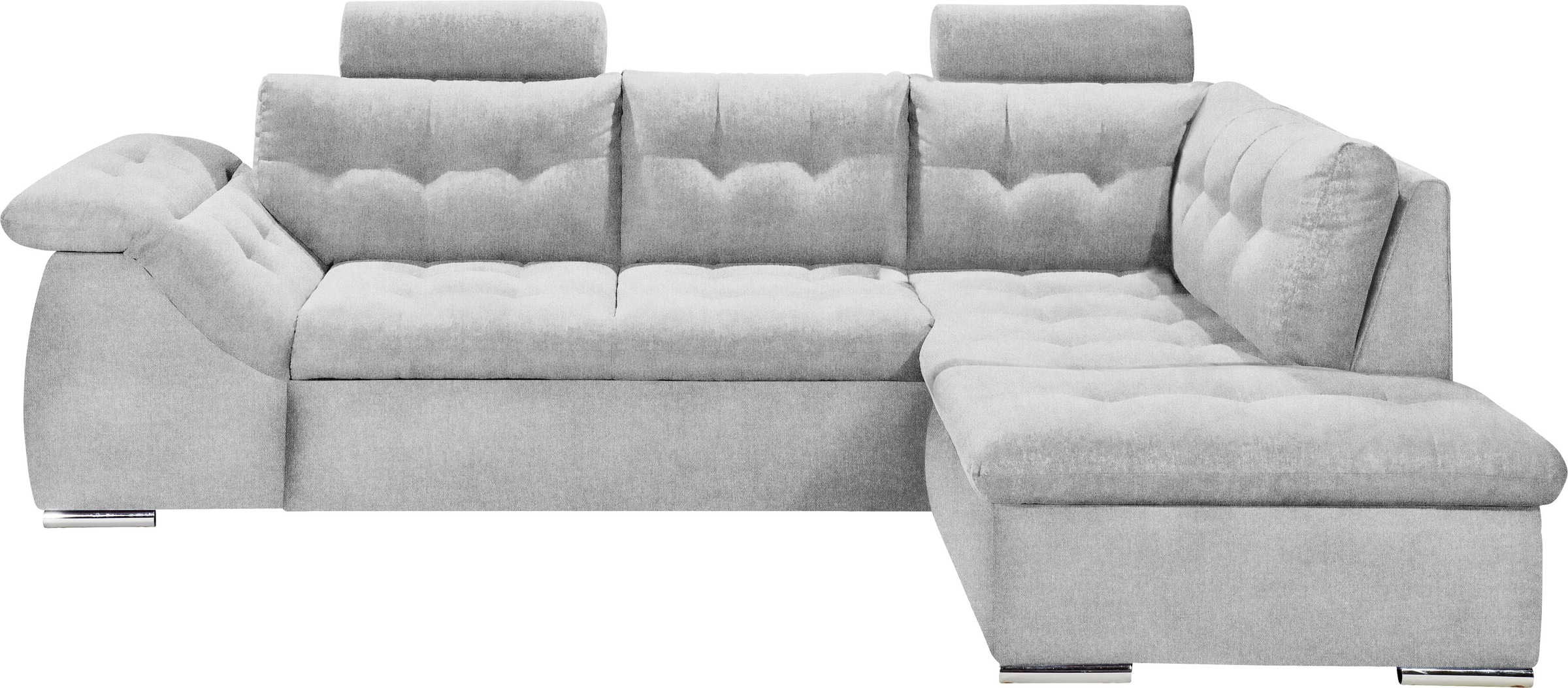 ED EXCITING DESIGN Ecksofa »Oman L-Form« mit Bettfunktion, Bettkasten, Armt günstig online kaufen