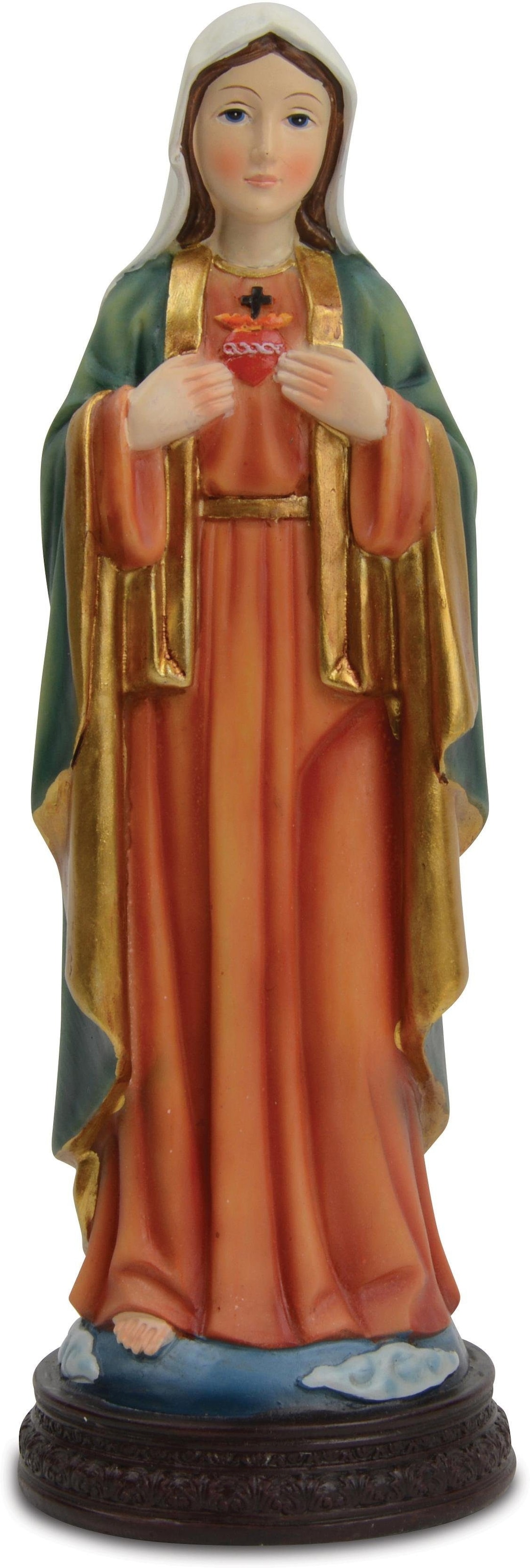 Dekofigur »Maria mit Herz«, aus Polyresin